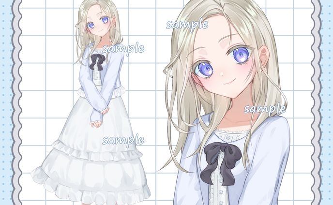 オリジナル立ち絵イラスト販売開始しました！✨