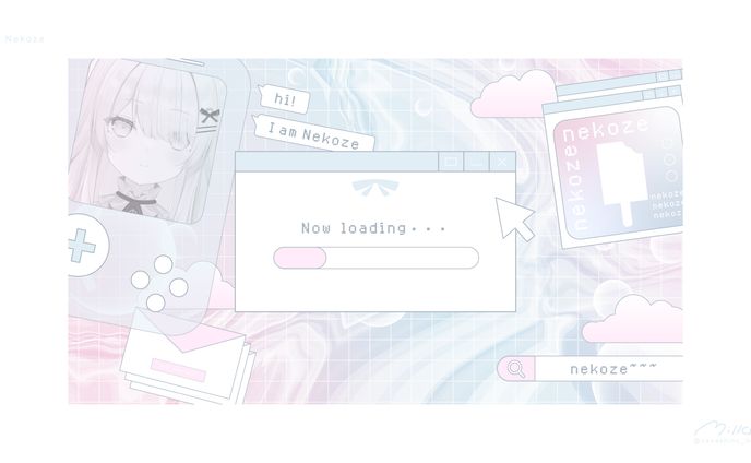 藻塩みるか、待機画面