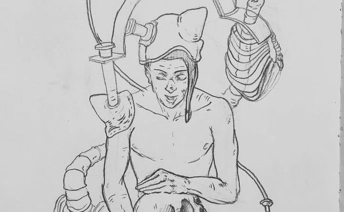 wondering,,,
exploring my mind, no reference used
.
.
.
.
.
.
.
.
.
.
#drawing #art #line #practice #study #pencil #superani #paper #traditional #mind #anatomy #mecha #doodle #rakugaki #japan #comic #illustration #いたずら書き #描画 #図 #アーティスト #形