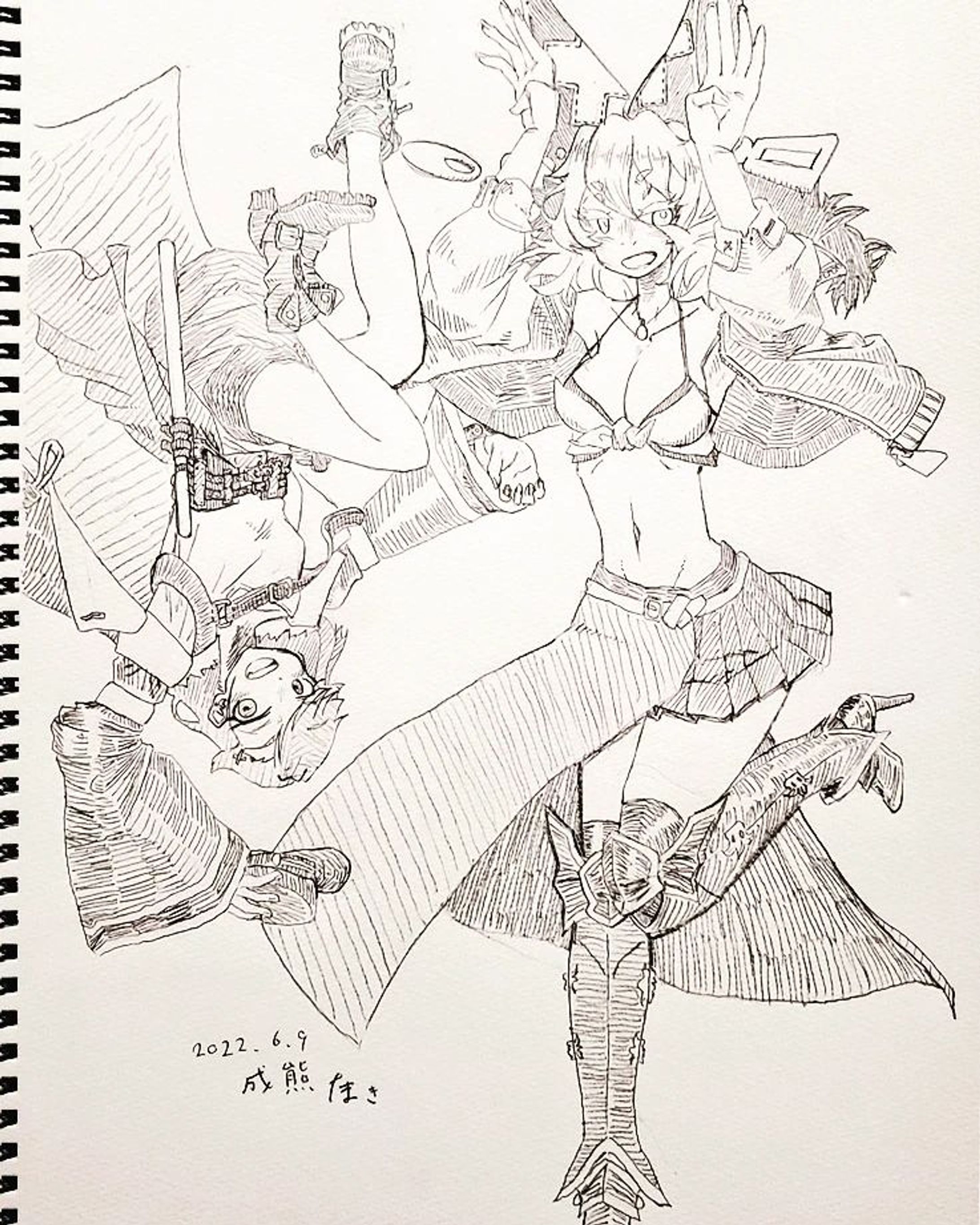 Ava and Sophia

#illustration #analog #artgram #original #art #オリジナルイラスト #アナログ #創作 #女の子 #SWB,S-1