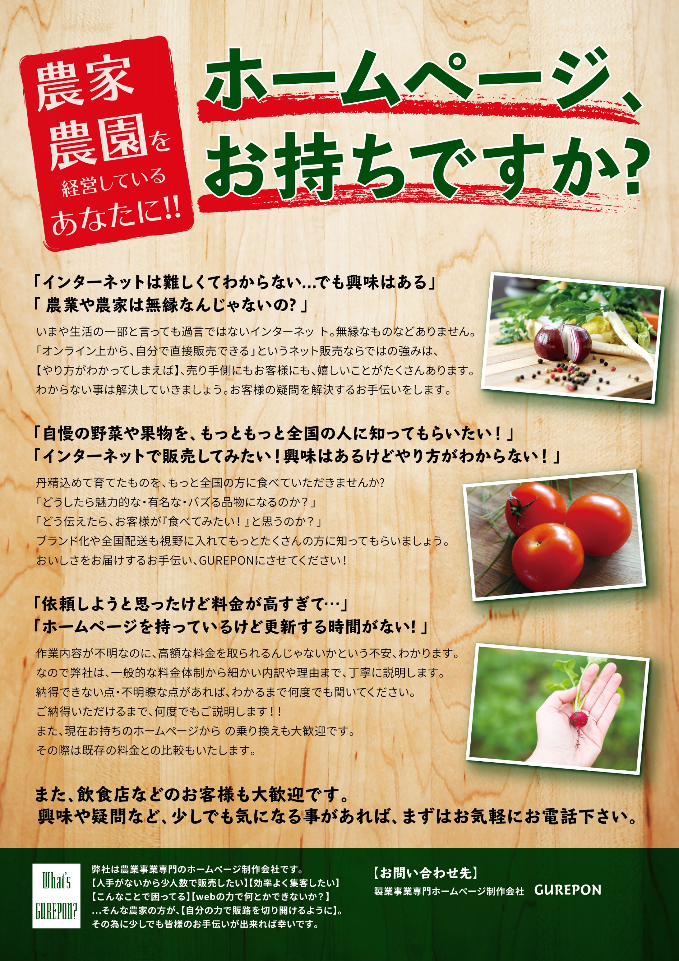 GUREPON　チラシ2種-1