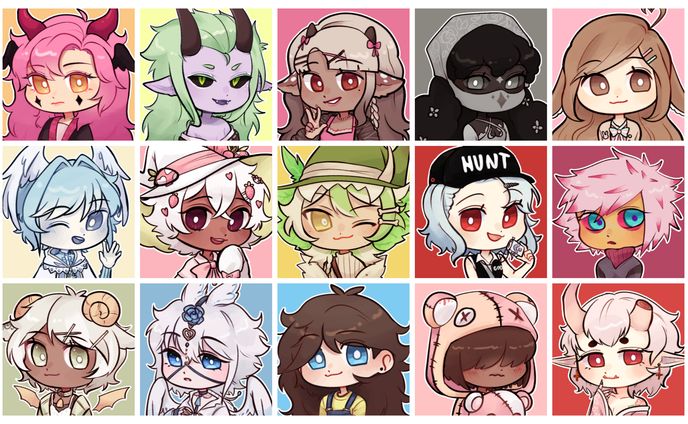 chibi icon、udonsharp
