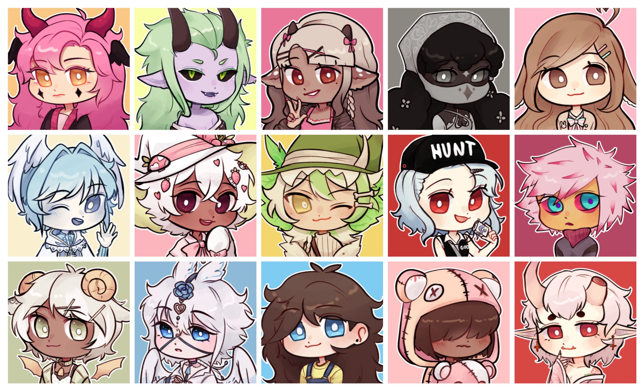 Chibi Icons - Commission [4]-1