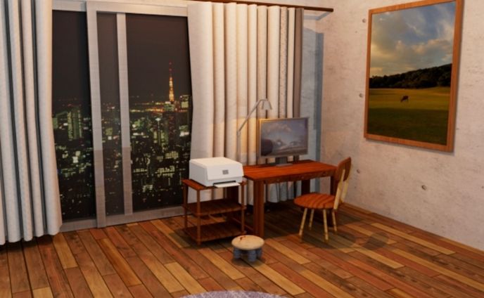 【CG】都会の一室