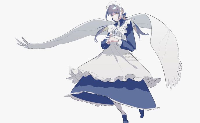 キャラデザ メンヘラ、天使、メイド