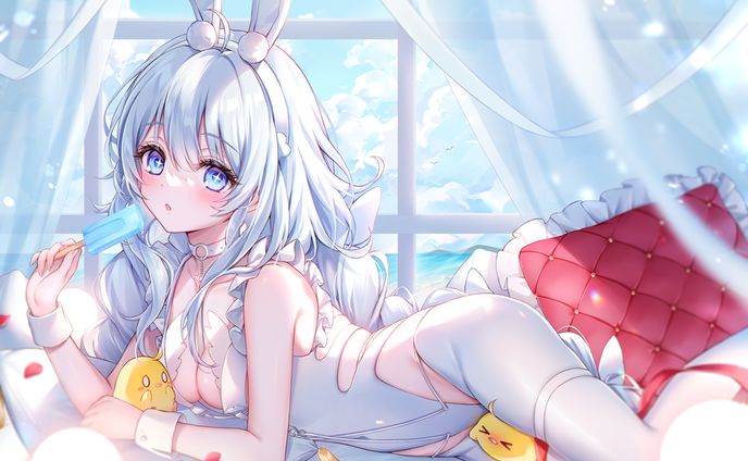 【Work】アズールレーン6th記念イラスト(ラピヌ)