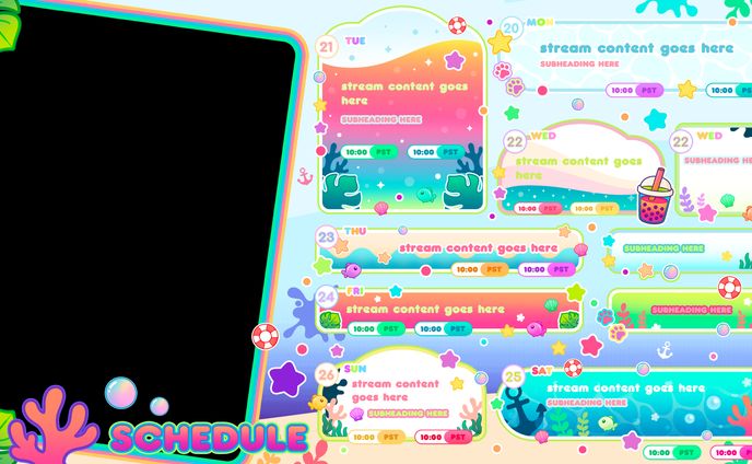 Schedule Graphics - WIP