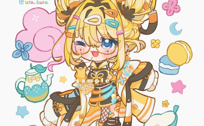 ProForma Nova（ぷろのゔぁ）所属 李じゅぴ汰様 ＳＤイラスト【全ておまかせコース】