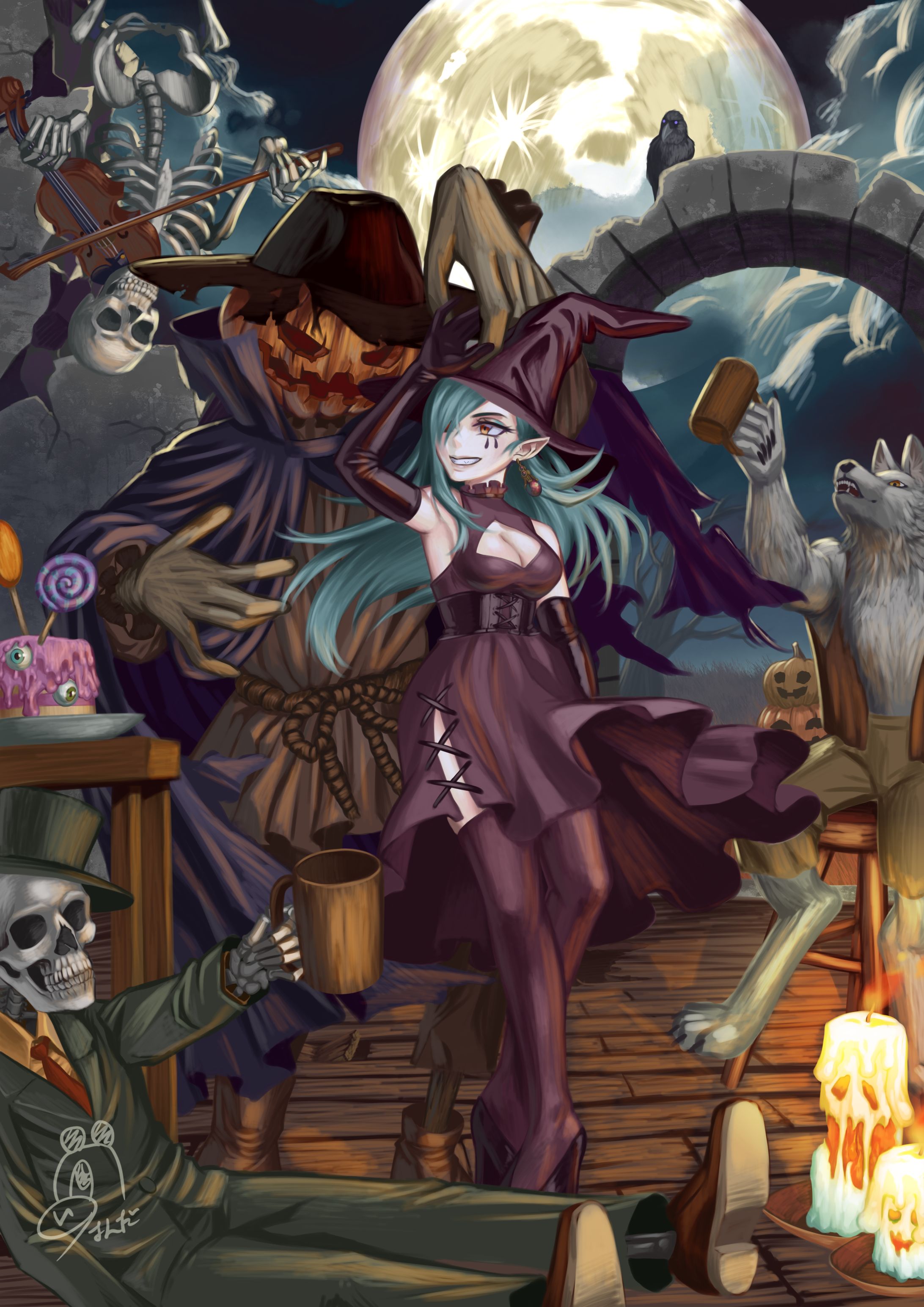 魔物たちはハロウィンに踊る-1