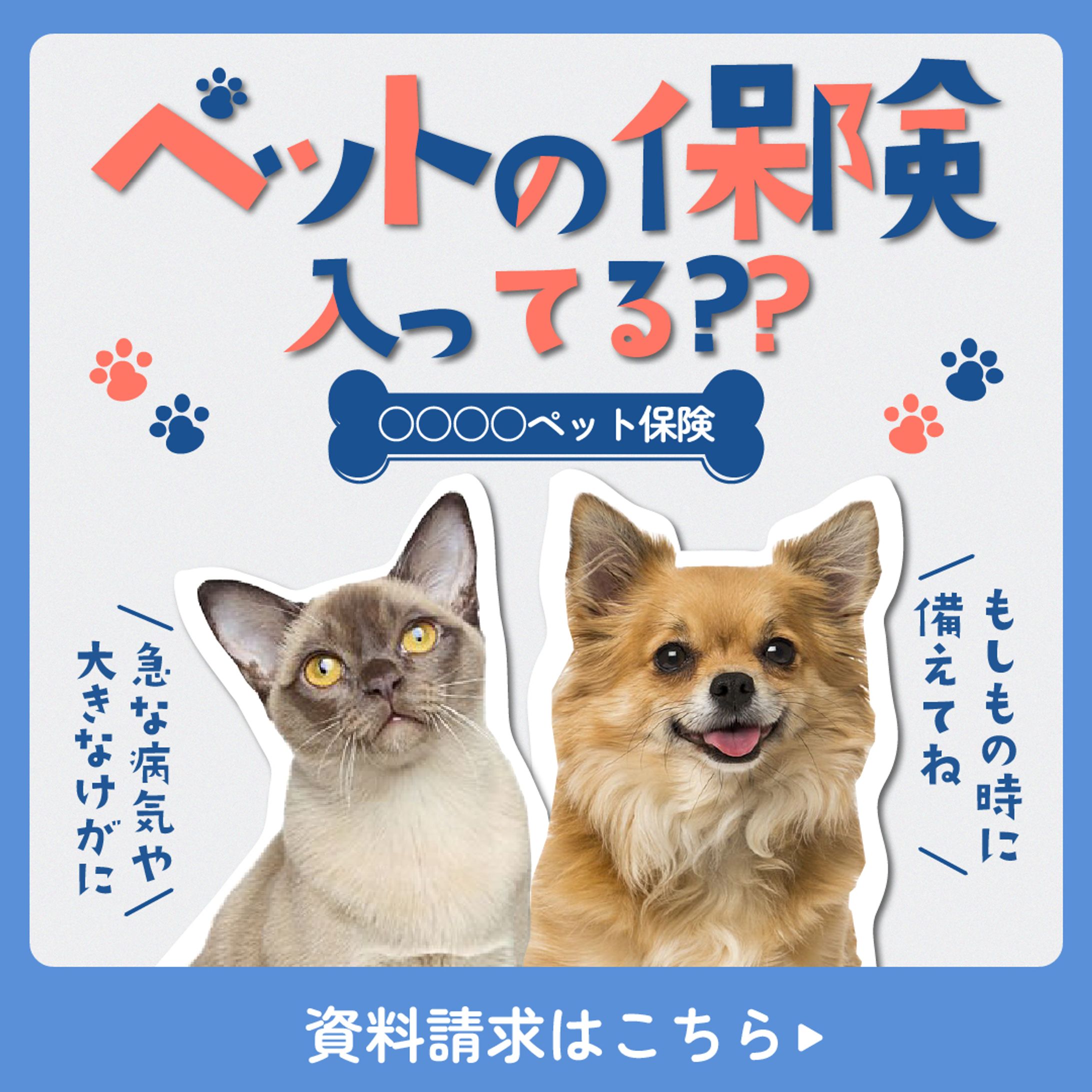 【架空バナー】ペット保険-1