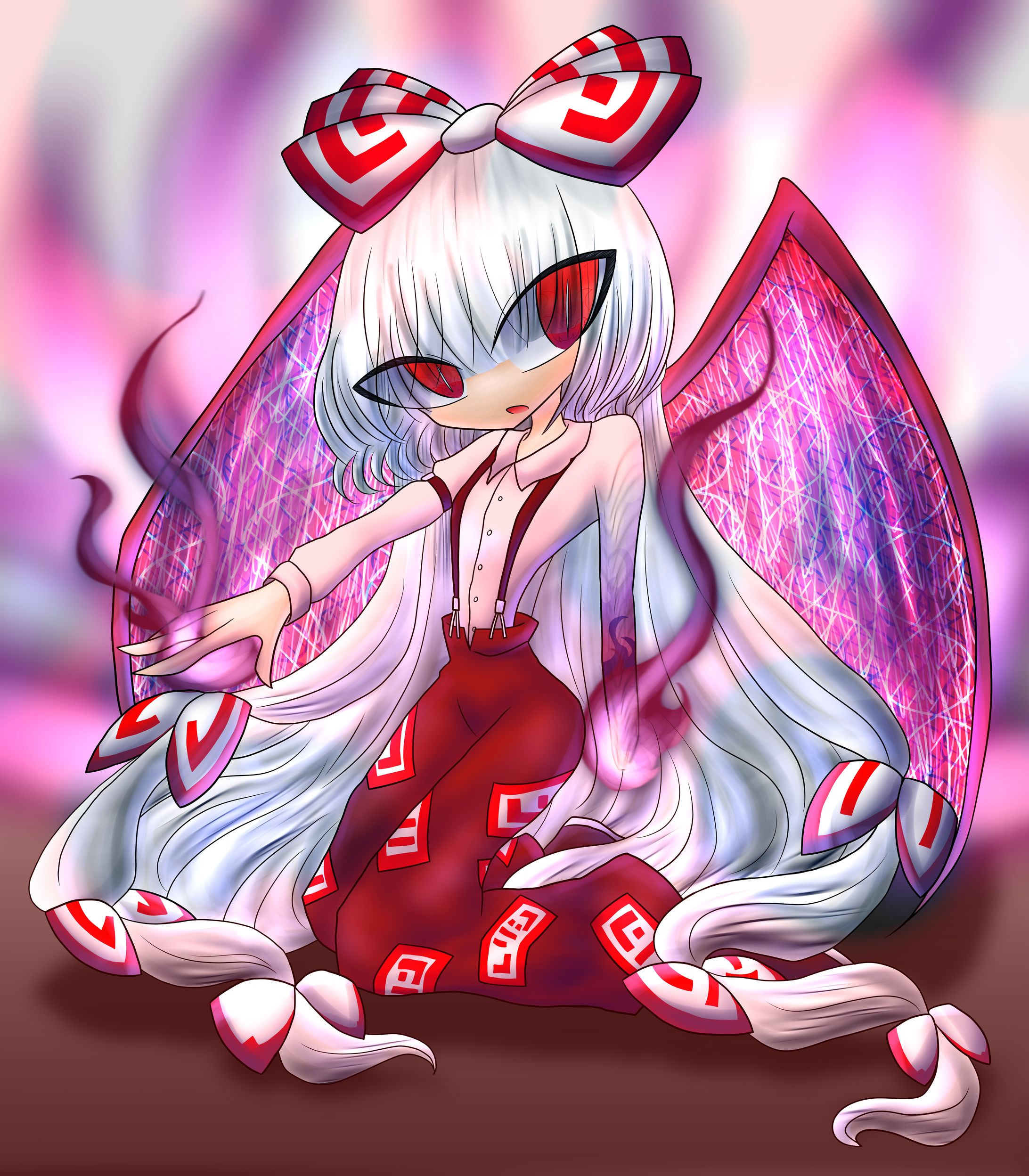 pixivリクエスト 藤原妹紅-1