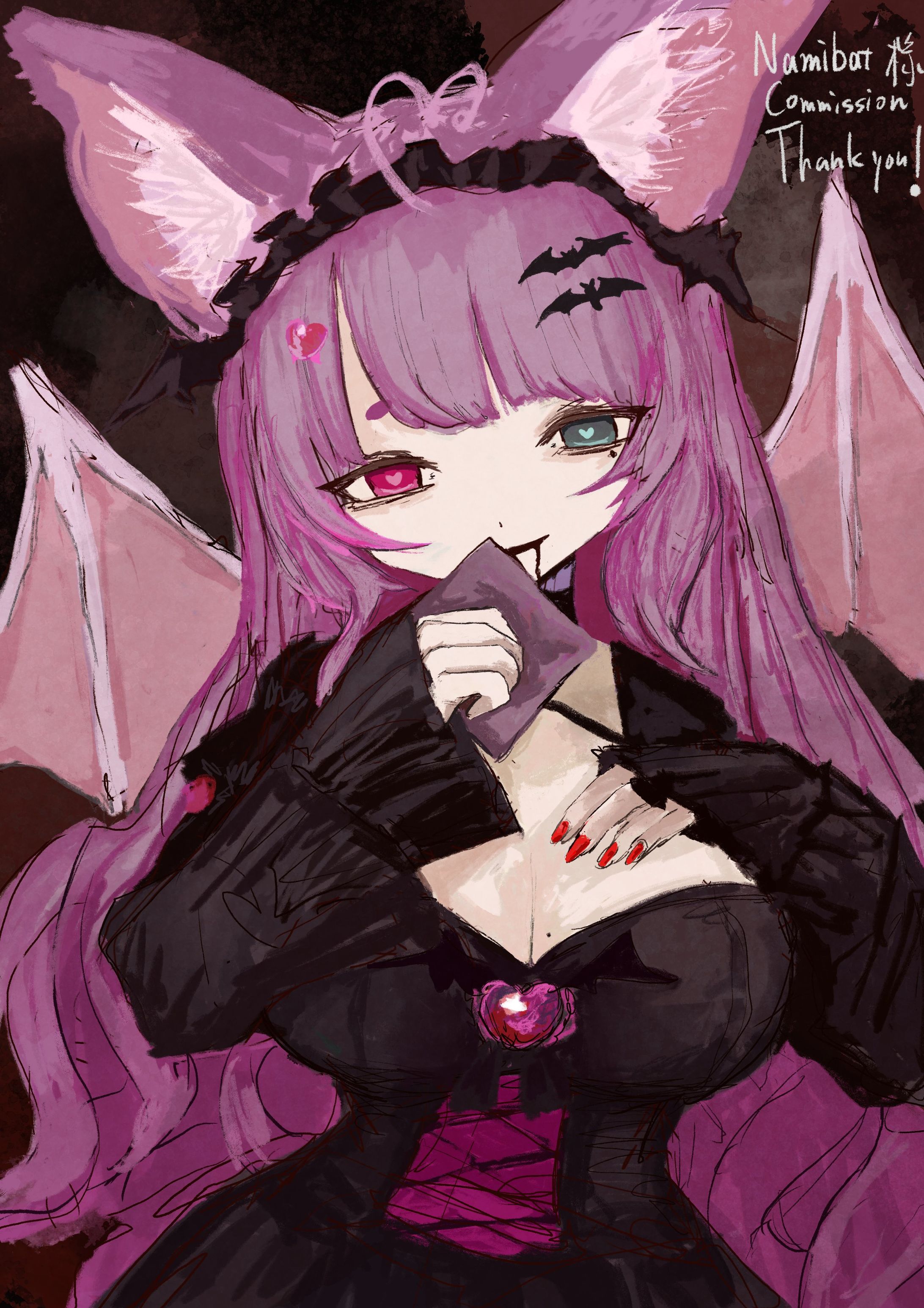 pinkコウモリ少女!-1