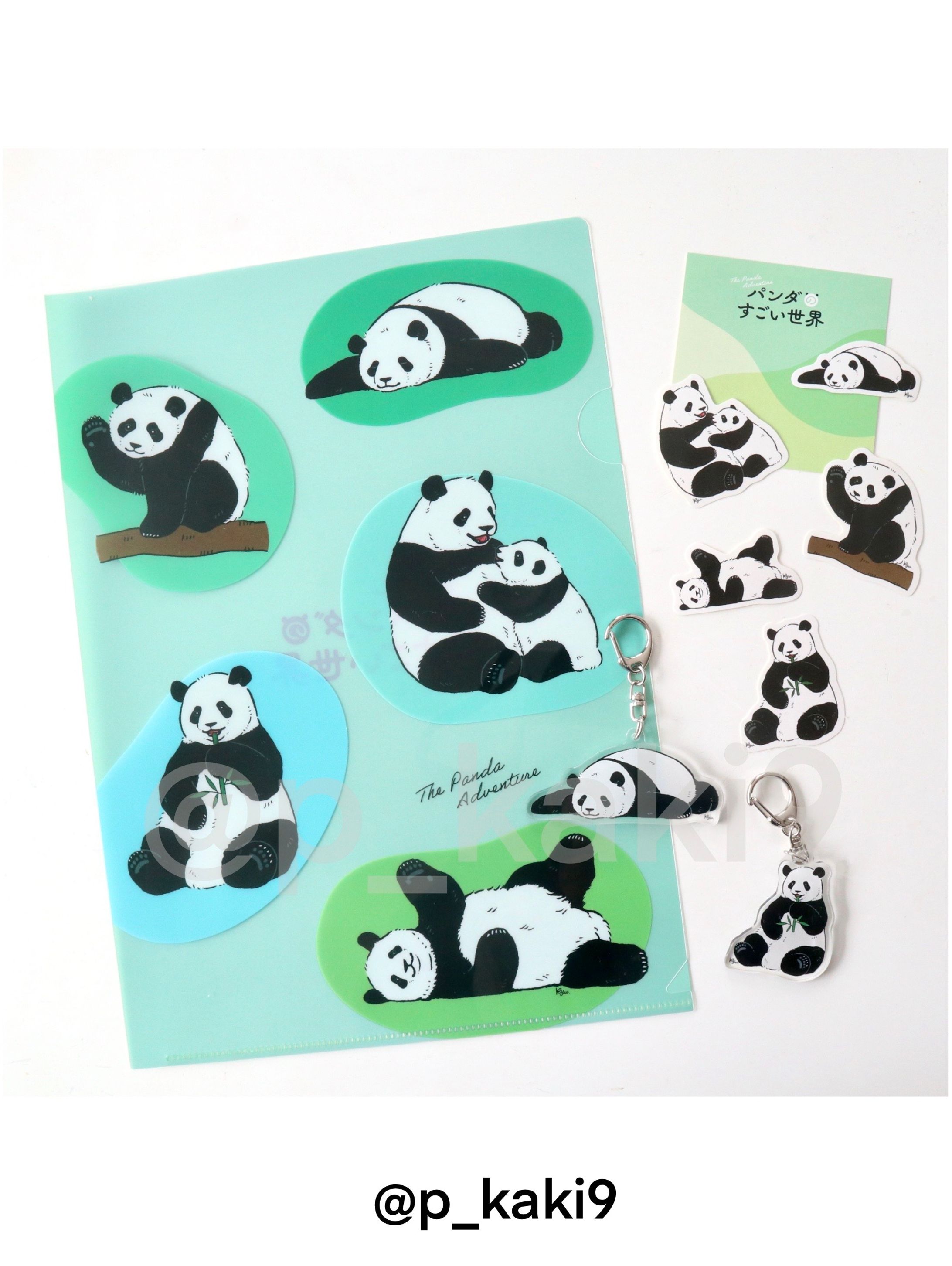 株式会社アンプラグドさま|映画『パンダのすごい世界』グッズイラスト、PRイラスト-1