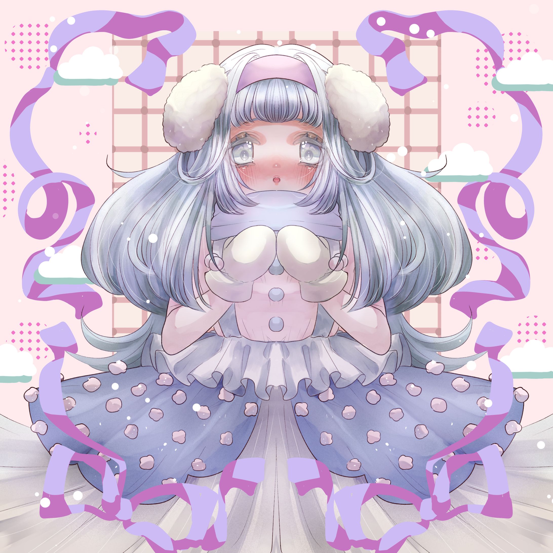 大阪百貨店展示会ルクアイーレ　デジタルサイネージ展示イラスト　2023年1月13日-1