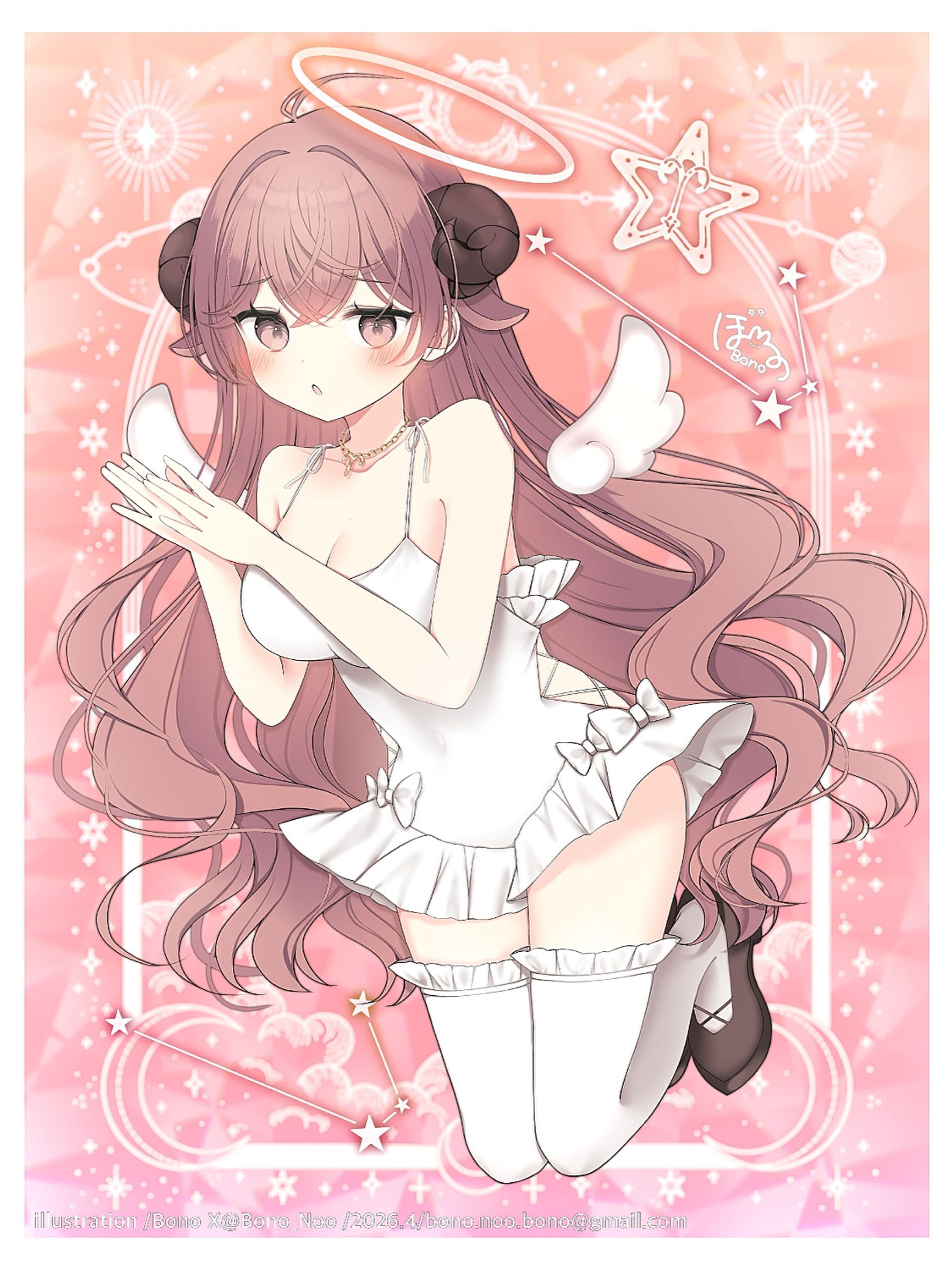 一枚絵/おひつじ座天使-1