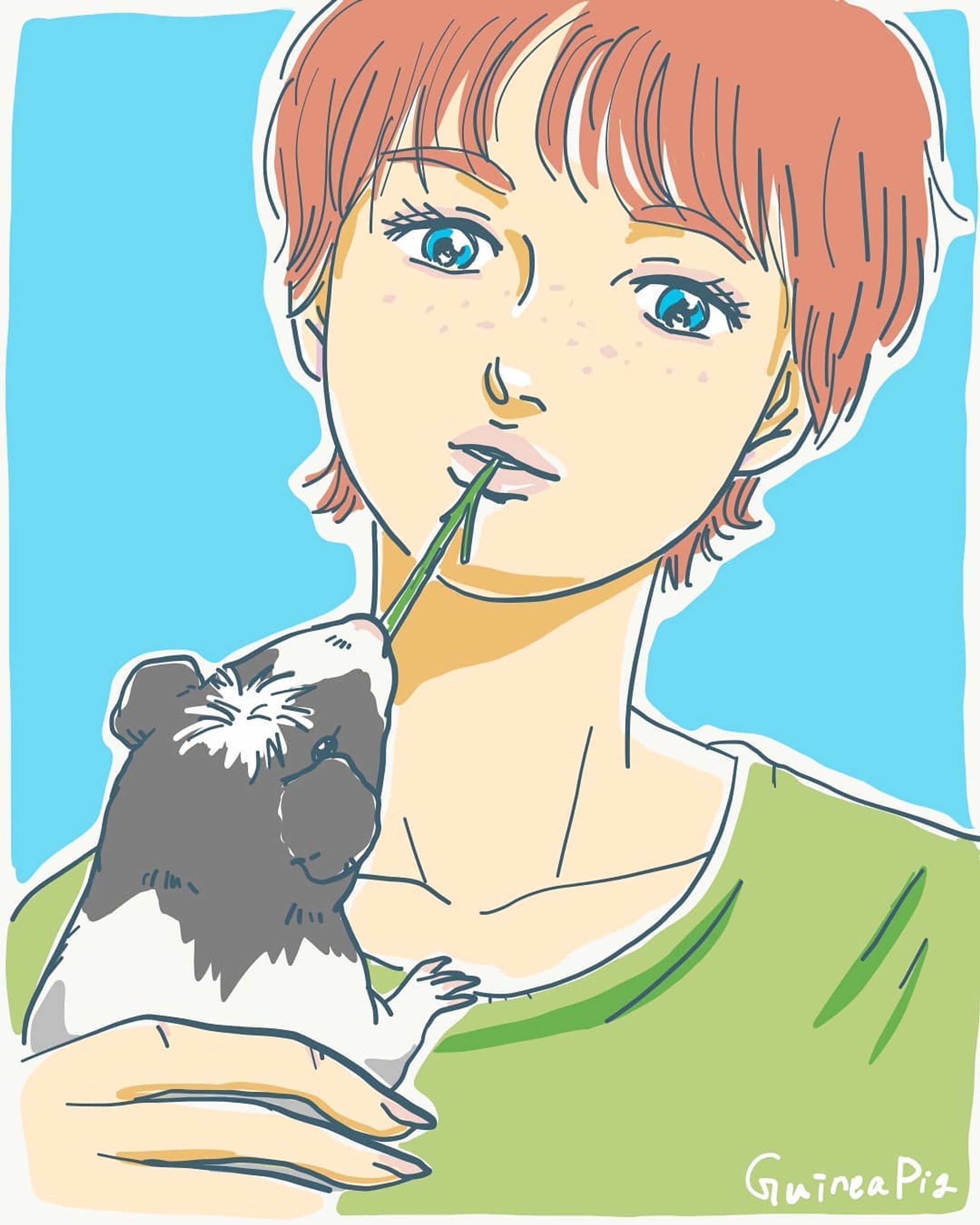 今日のイラスト✍️
.
.
#モルモット #イラスト #動物 #animal #guineapig #guineapiglove #guineapiglife #illustgram #illustration #illust #絵 #image #illustrator #pic #cheblo #girl-1