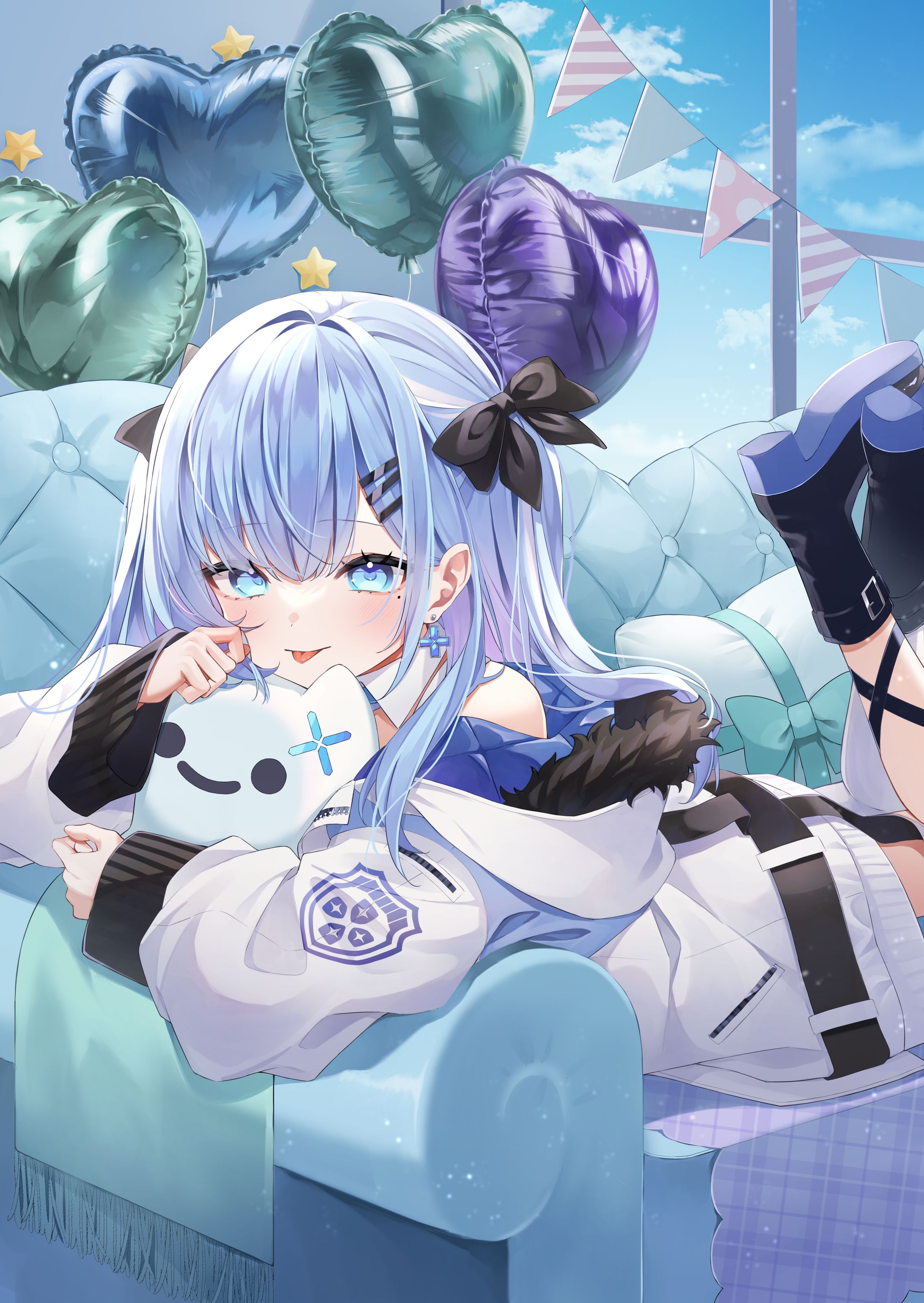 瑠乃亜ひるね様 バースデー用イラスト-1