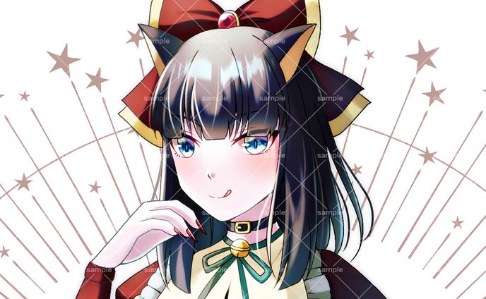 ゴスロリ×猫耳な女の子