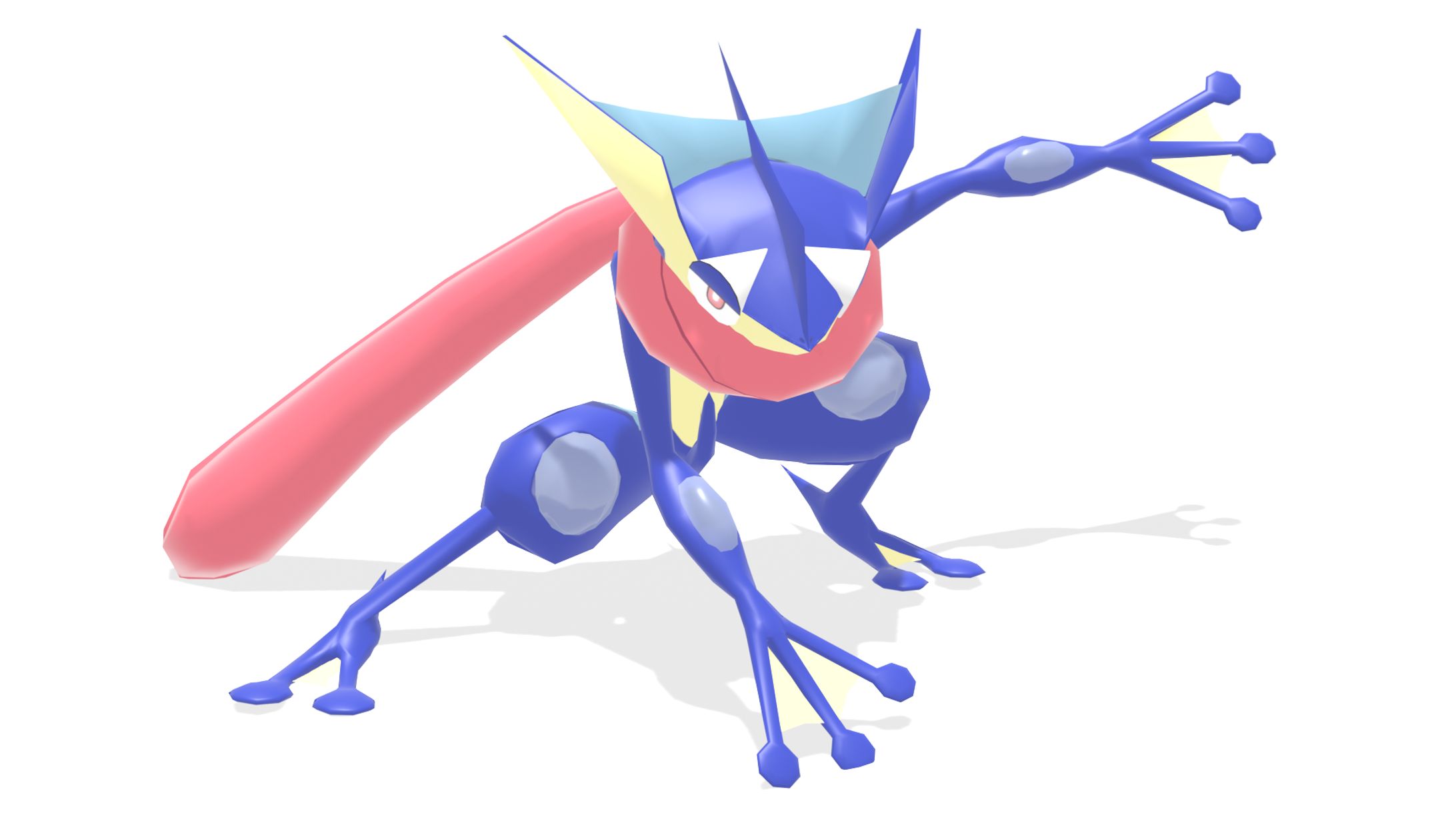 ゲッコウガ-3Dモデル-1