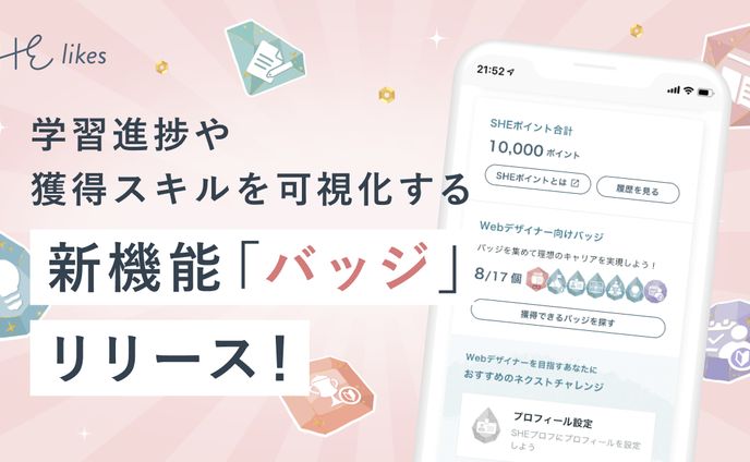 ＜SHE株式会社様＞SHElikes関連バナー