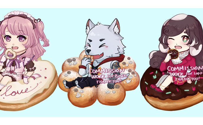 Commission - YCH (Donut series)