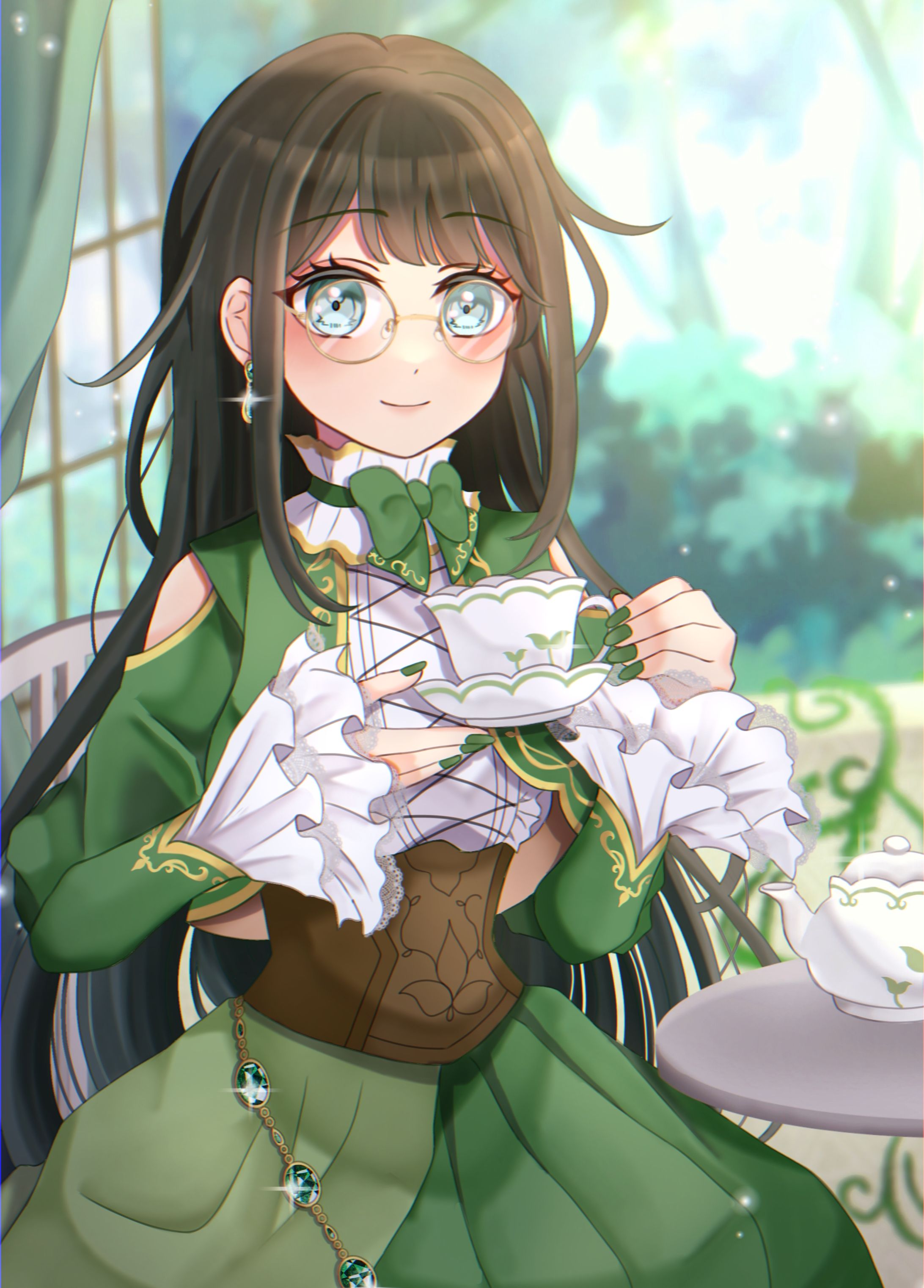 藤原茶彩様 ビジュアルイラスト-1