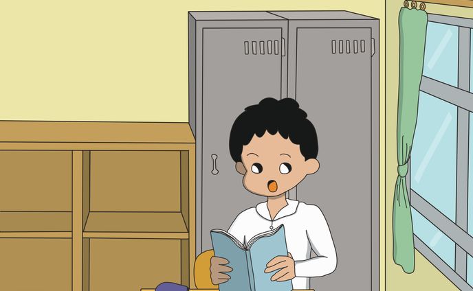 背景あり教材イラスト1