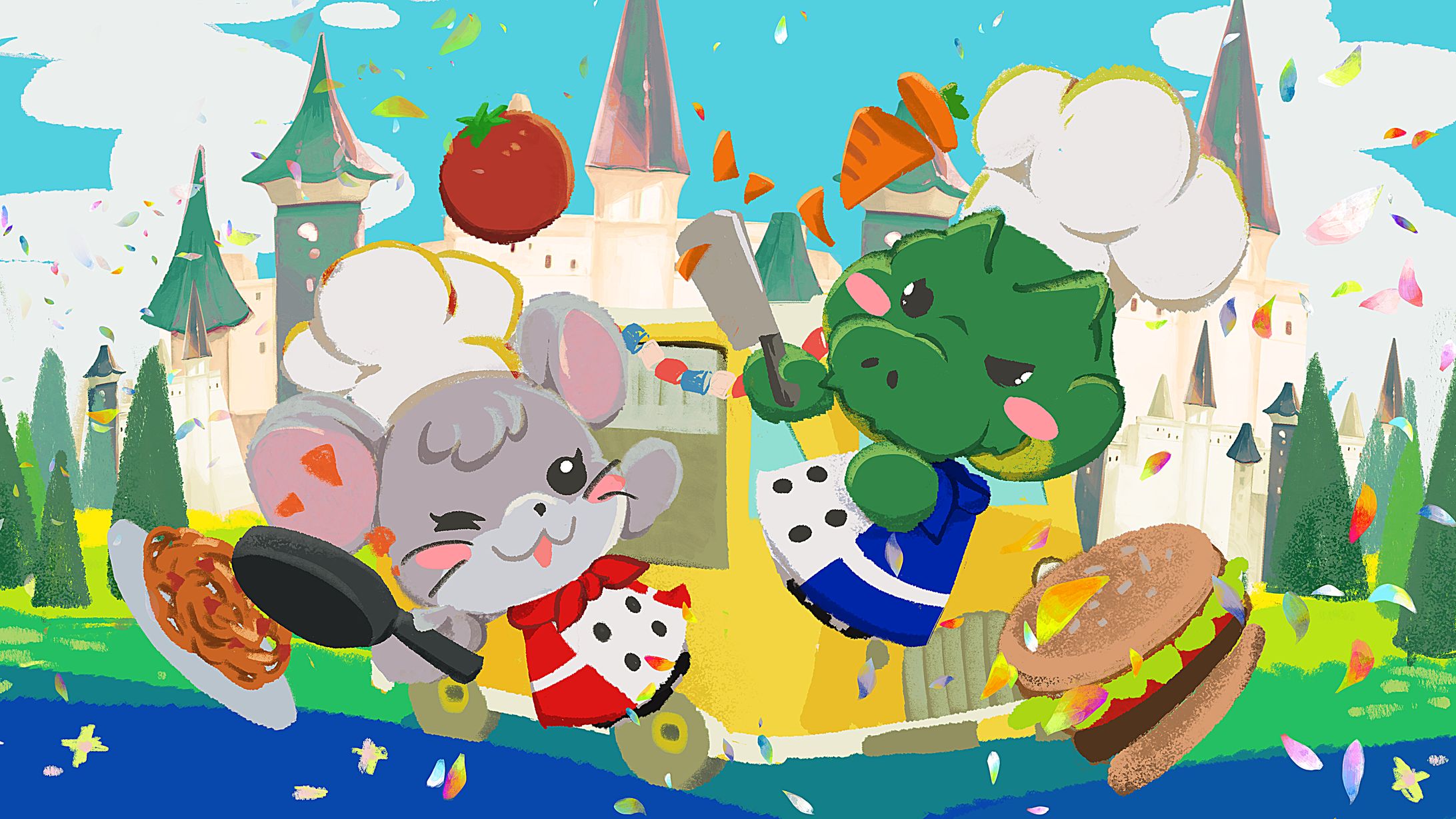 【ファンアート】ikemoto ch.様オーバークックイラスト-1