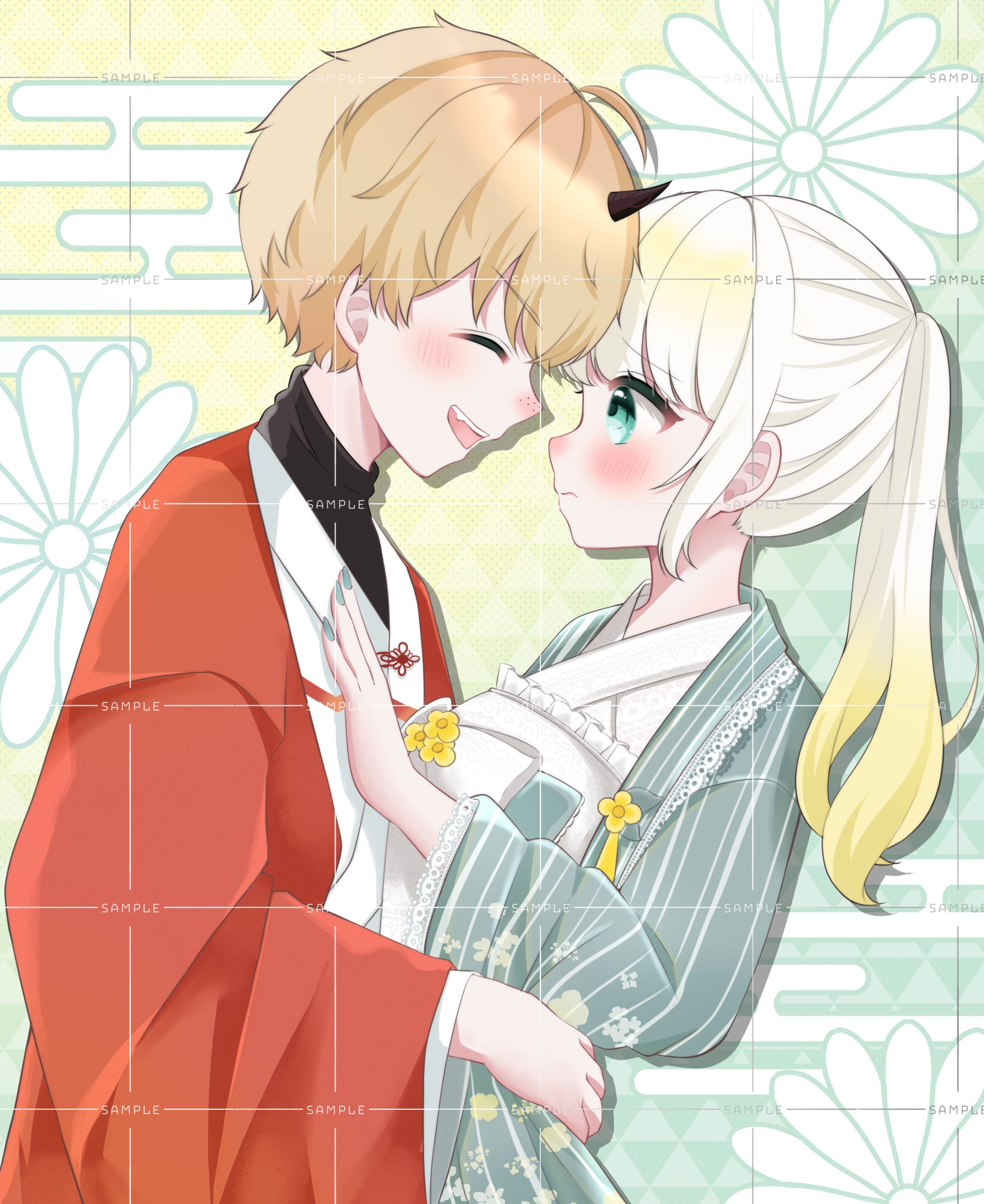 【依頼絵】男女ペア-1