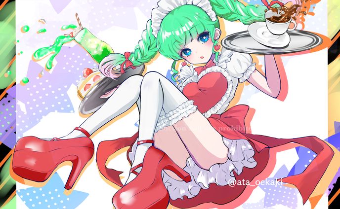 一枚絵イラスト(女の子)