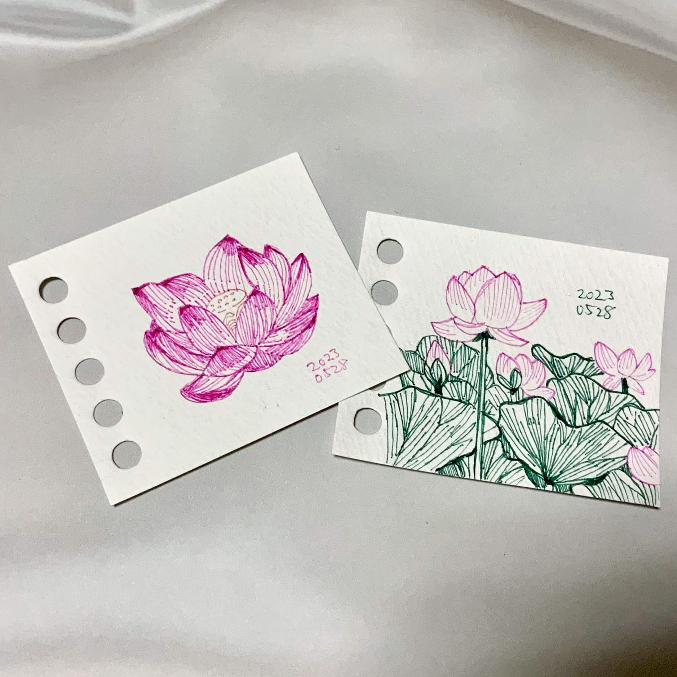 ミニ原画30枚チャレンジ
10、11枚目-1