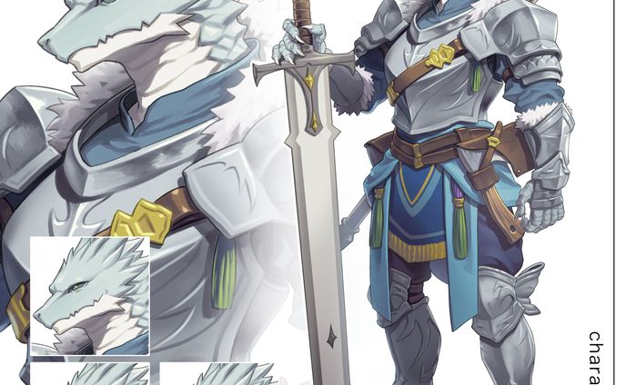 ファンタジー世界　竜人