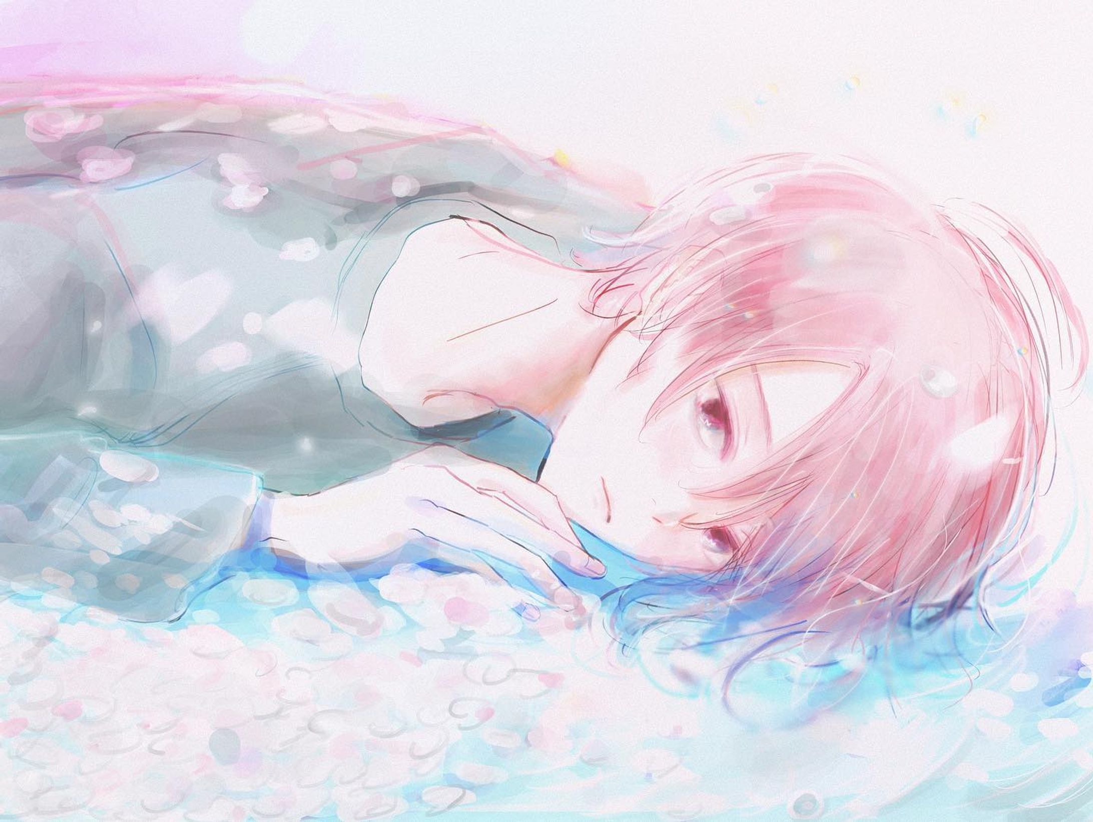 リクエスト:グラデーションやパステル調の作品

お題いただきありがとうございました☺️🌸

予定では女の子だったんですけど、何故かへそ曲がり屋が出てきてしまって、あえて男の子にしてみたら迷走してしまい時間かかってしまいました。途中でイメージ変えるもんじゃないですね。パステルカラーでポップな絵柄好きなので、チャレンジしてみてもよかったかも、、！今度描いてみたいです。じみ〜にグラデーションレイヤーいれてみました。とっても勉強になりました✨本当にありがとうございました🥰

投稿し直しました🙇‍♀️いいねくださった方すみません😭ありがとうございます！！-1