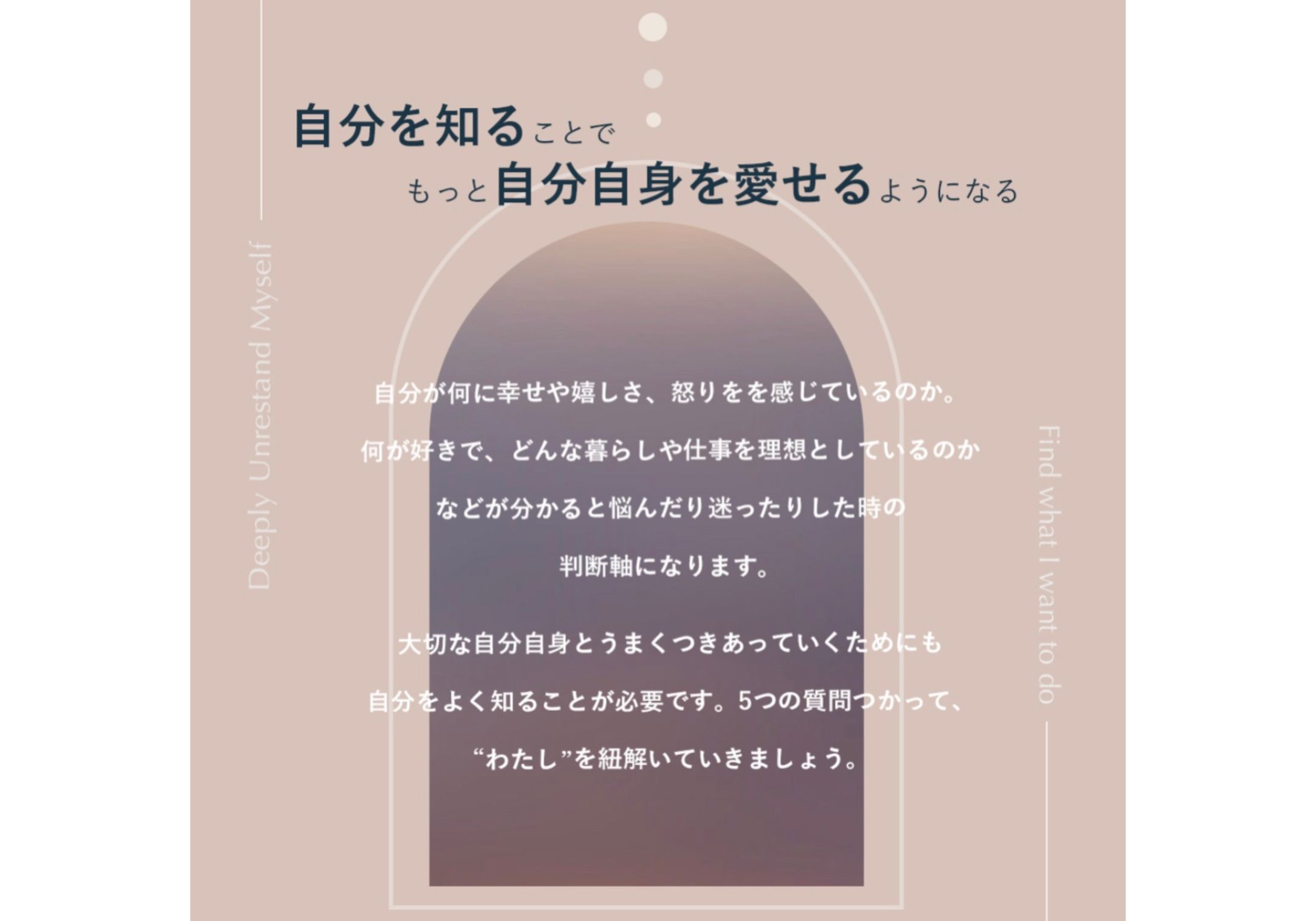 SHElikesバナーコンペ案件作品  課題テーマ「もっと自分のことを知るための5つの質問」+2トーンパターン-1