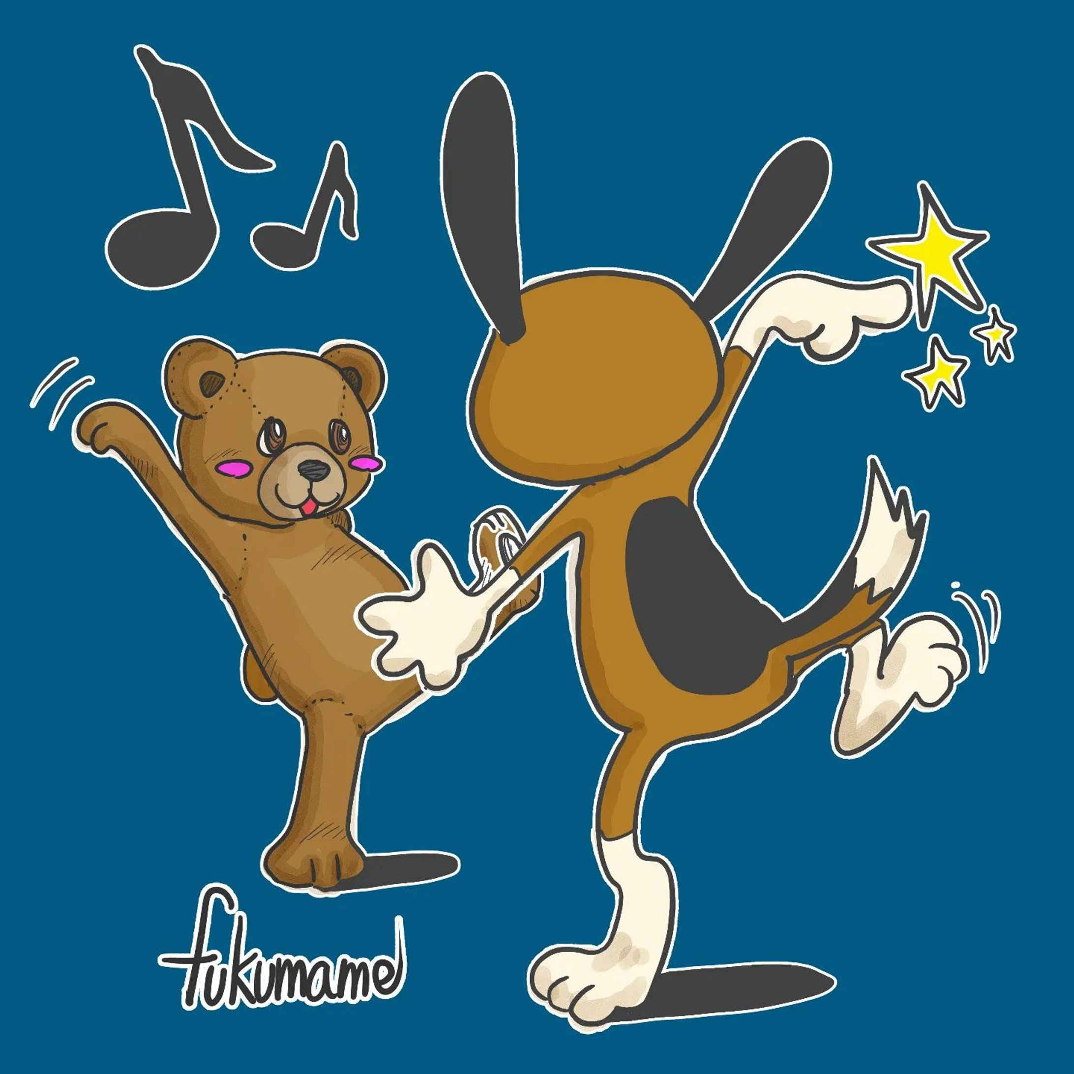 【デジ絵】『ダンス・ダンス・ダンス！！』-1