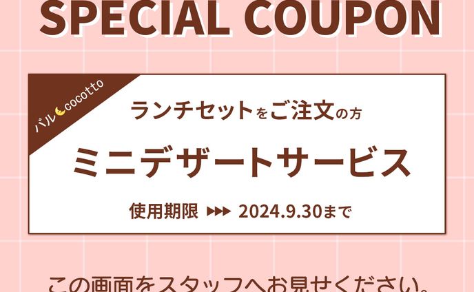 金券・クーポン、バランスプラン