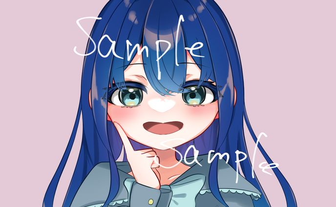 【2023仕事絵】SNSアイコン(デフォルメ)のご依頼