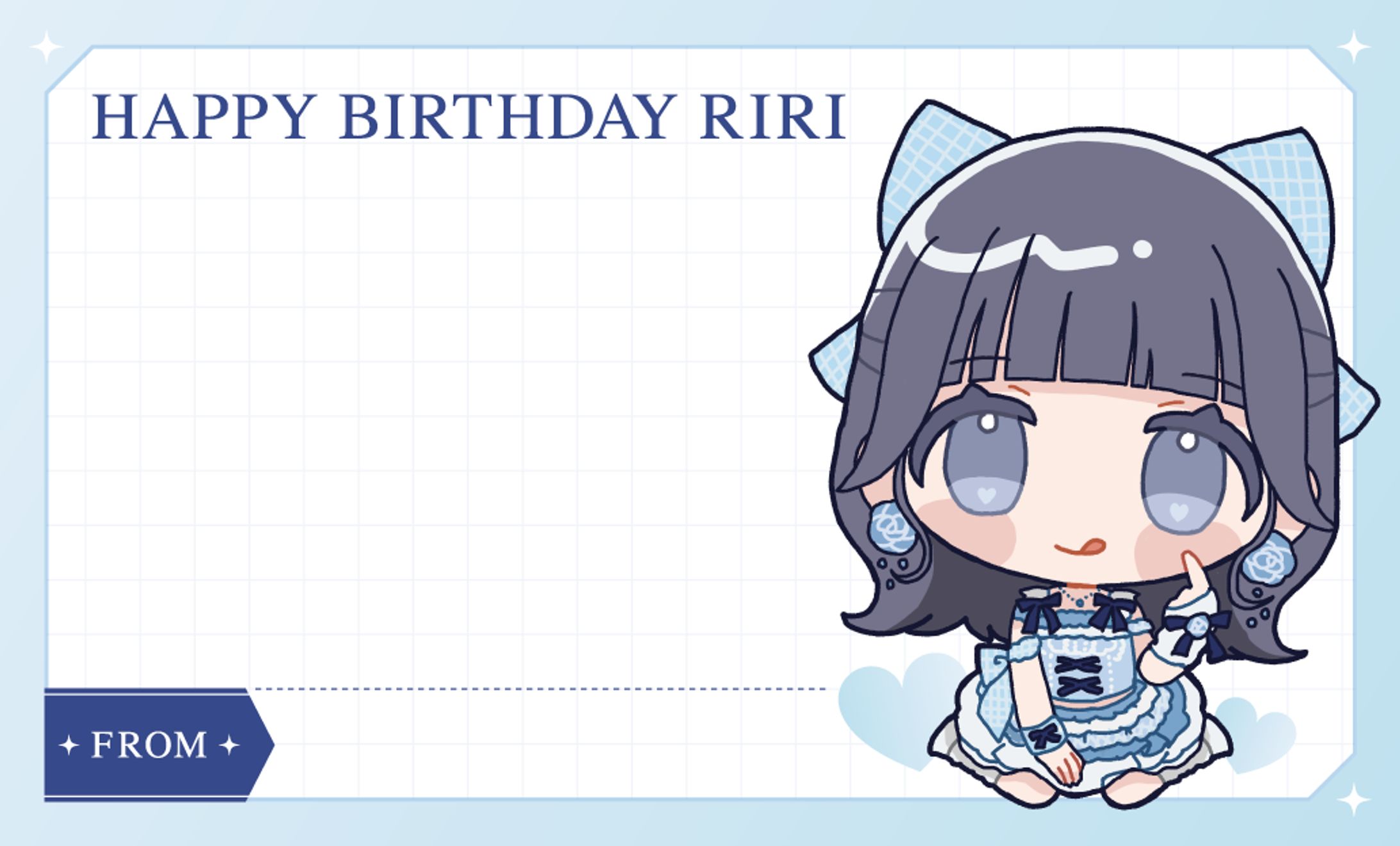 ドラマチックレコード小野莉々さん生誕2025【メッセージカード】-1