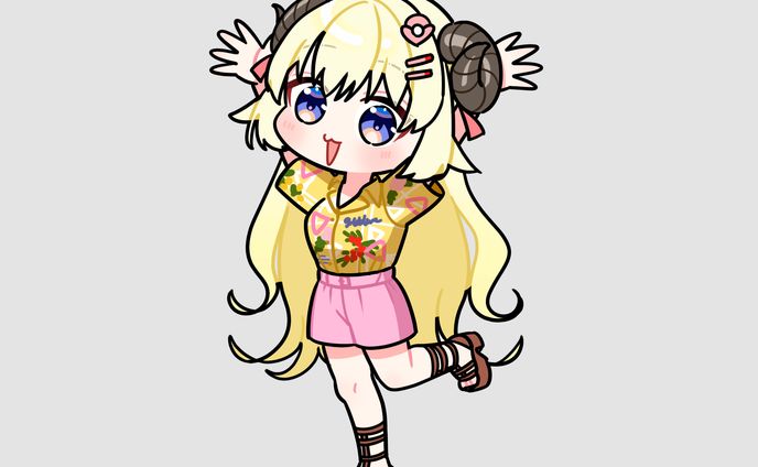 EXPOアロハシャツのわためちゃん