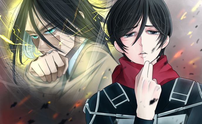 エレン、ミカサ（進撃の巨人）