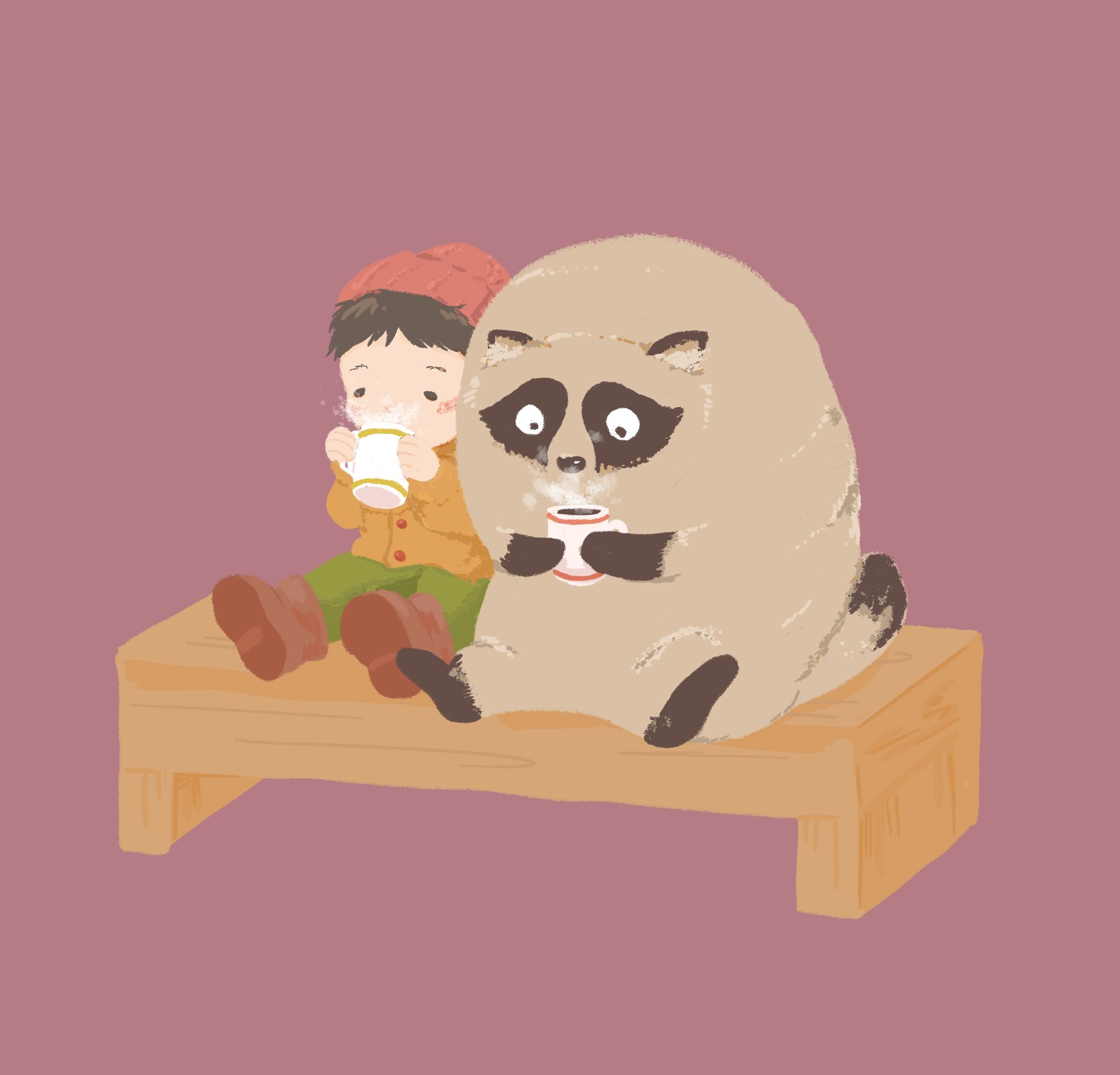 たぬきさんとぼく-1