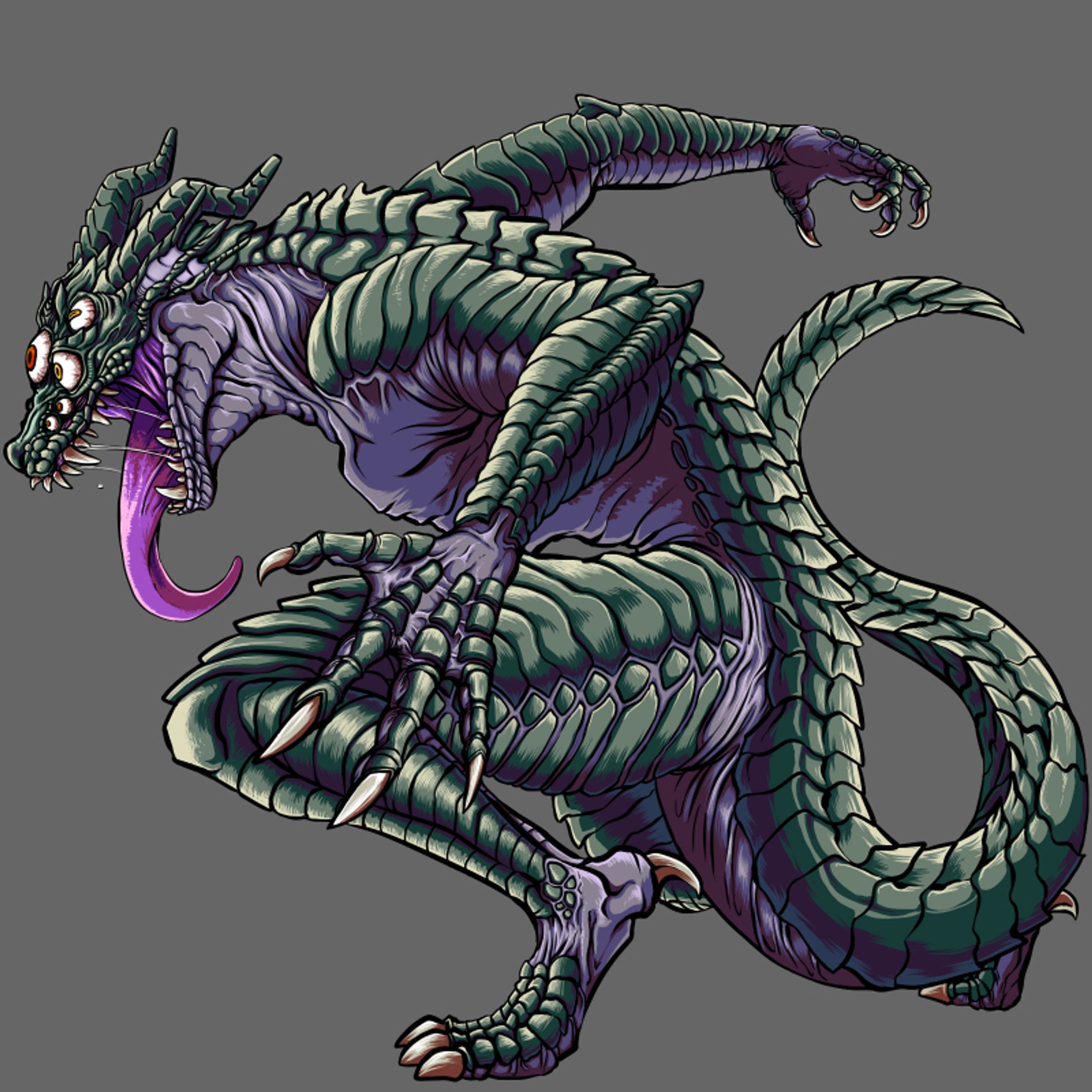 爬虫類獣人系モンスター-1