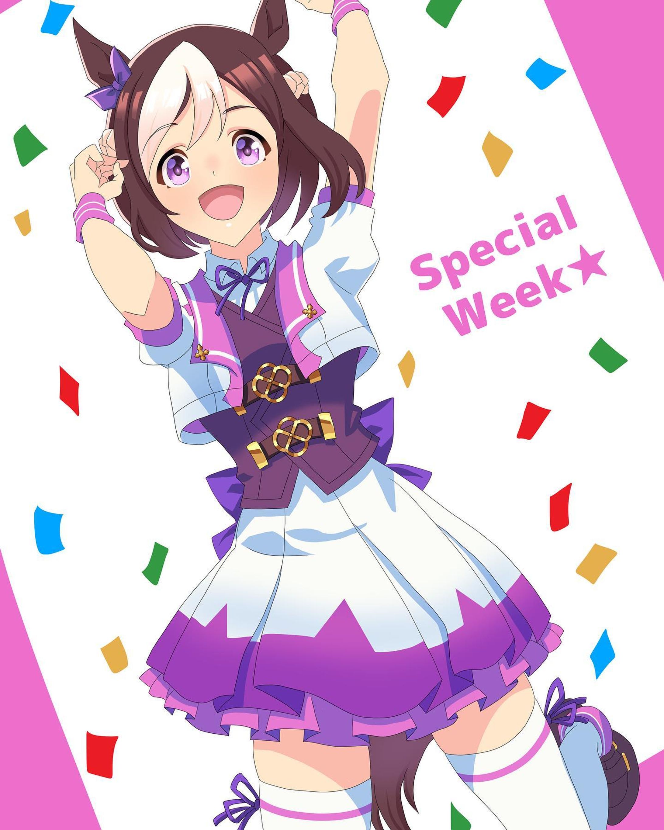 ウマ娘のスペシャルウィークです‼️

かわいいや萌えを目指して描きました💕

#ウマ娘　#ウマ娘プリティーダービー #スペシャルウィーク  #スペちゃん  #イラスト #二次創作 #二次創作イラスト  #二次創作絵-1