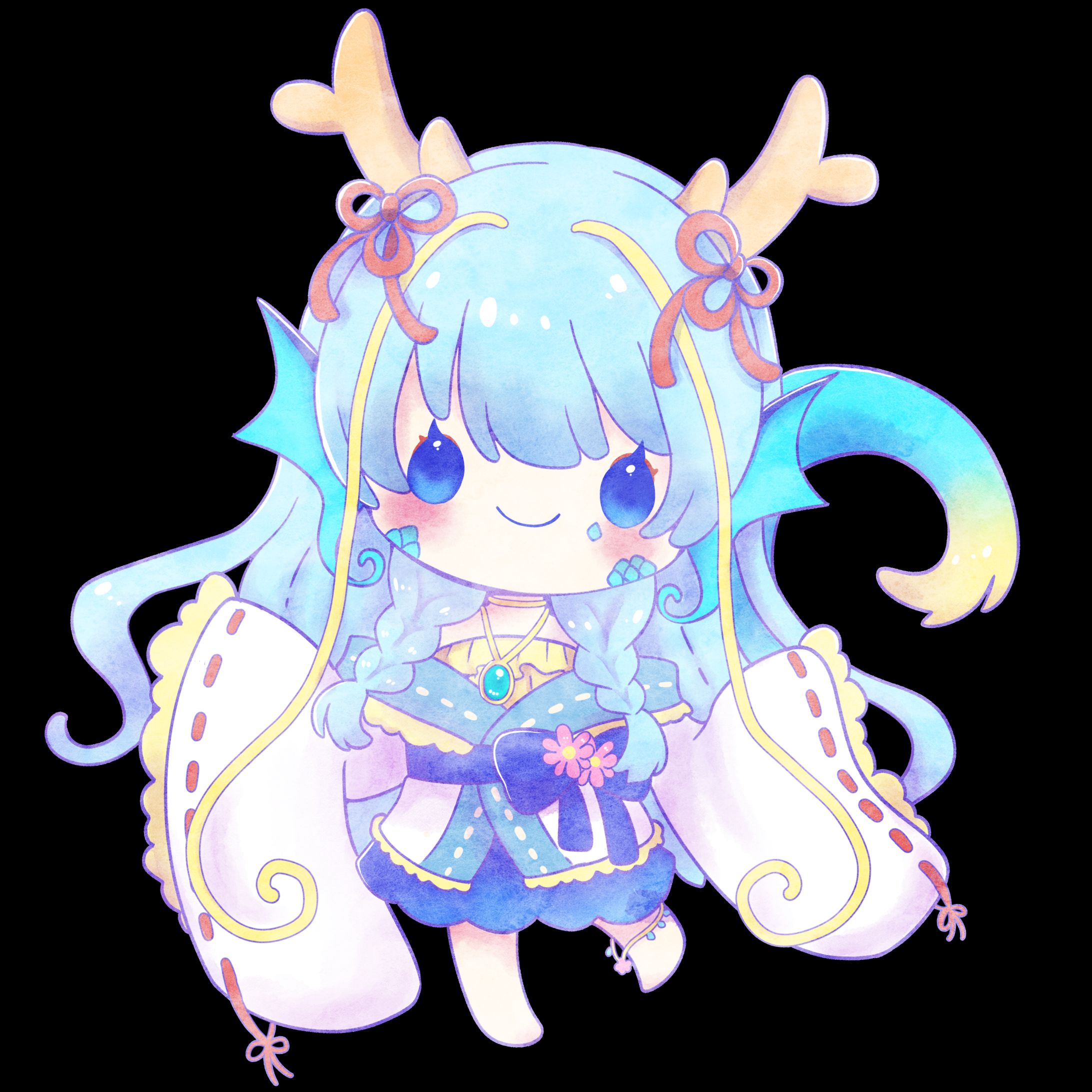 竜田万秋グッズ用イラスト（める万秋）-1