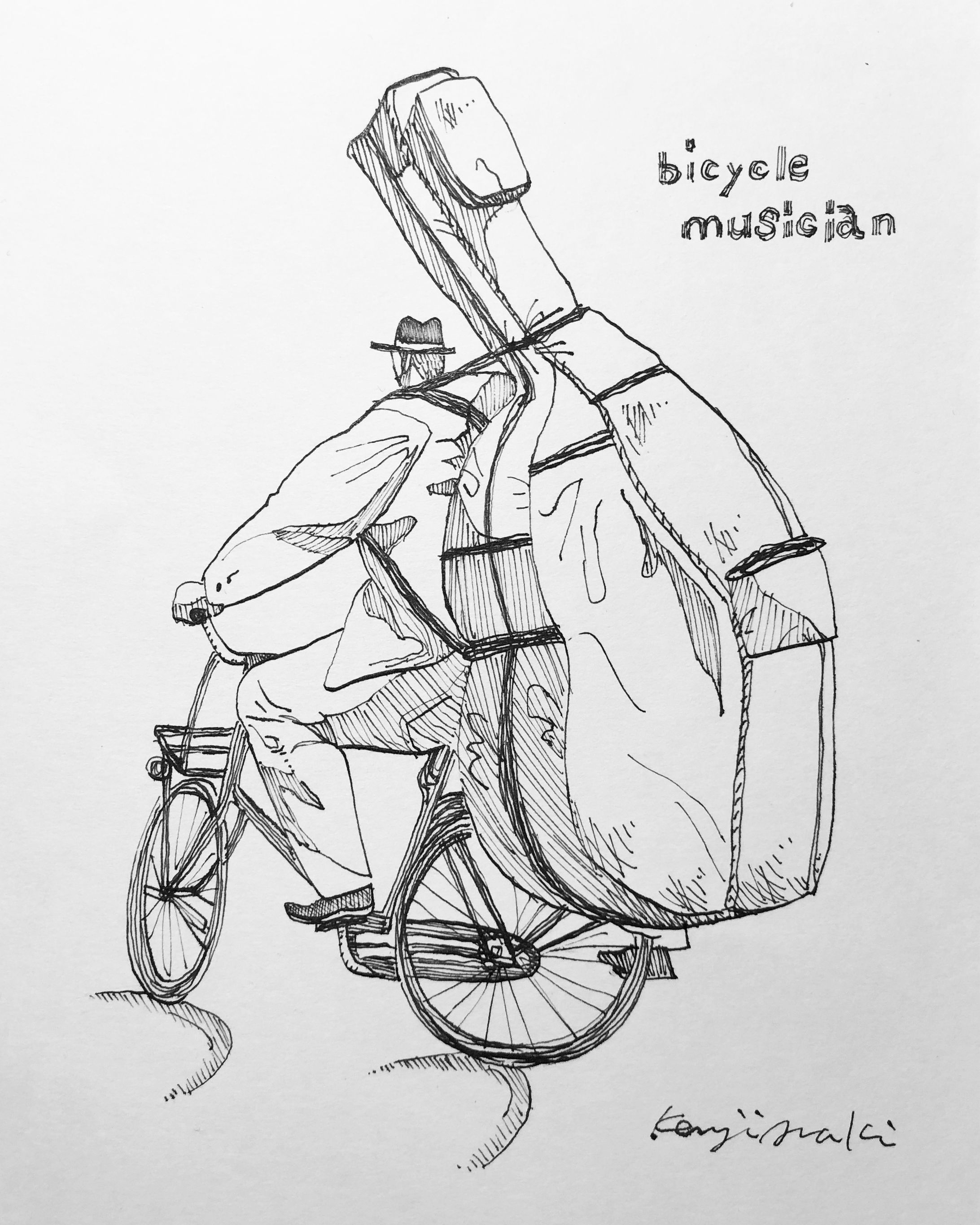 ペン画-1