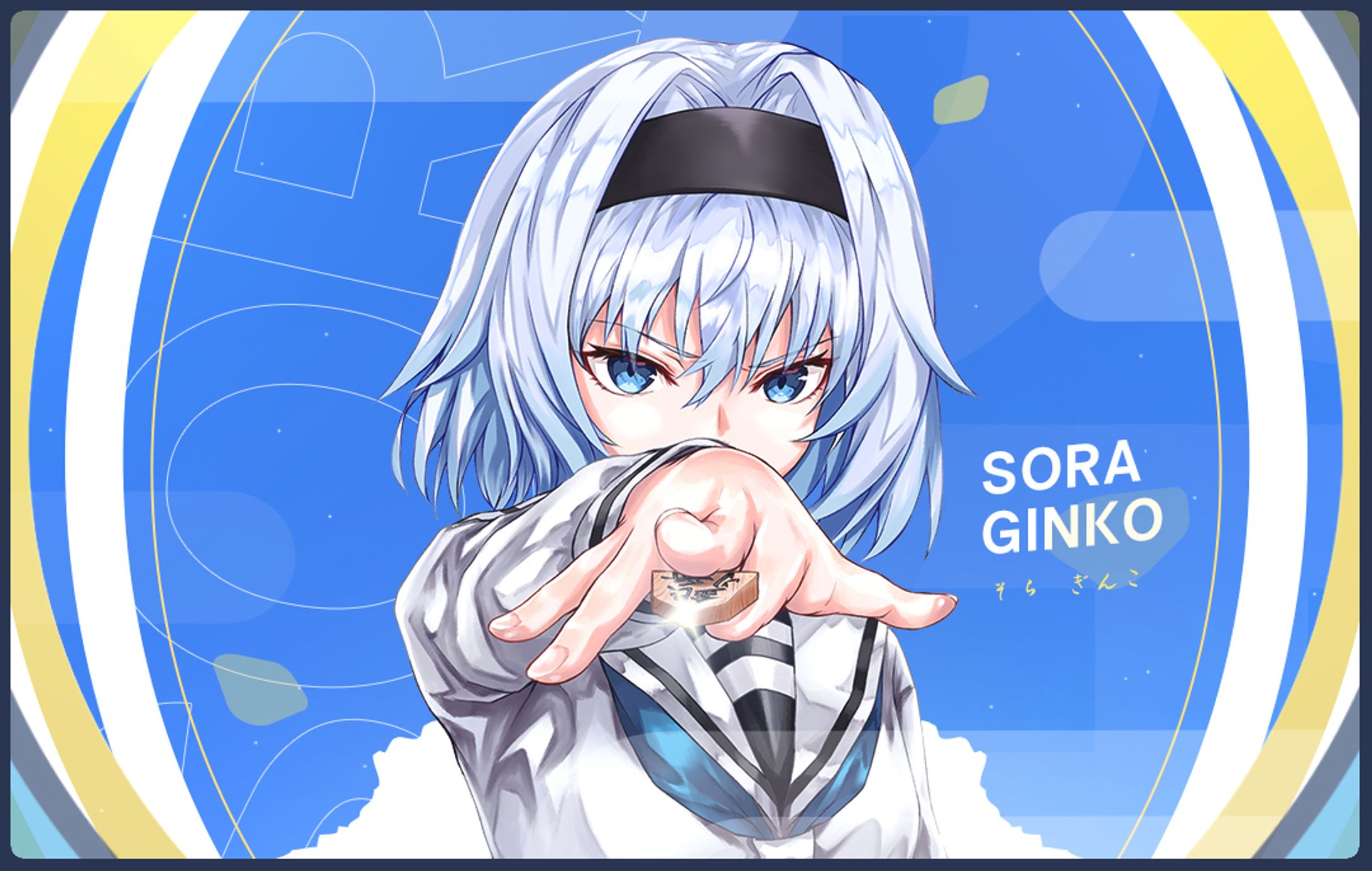 Sora Ginko Wallpaper Design-1
