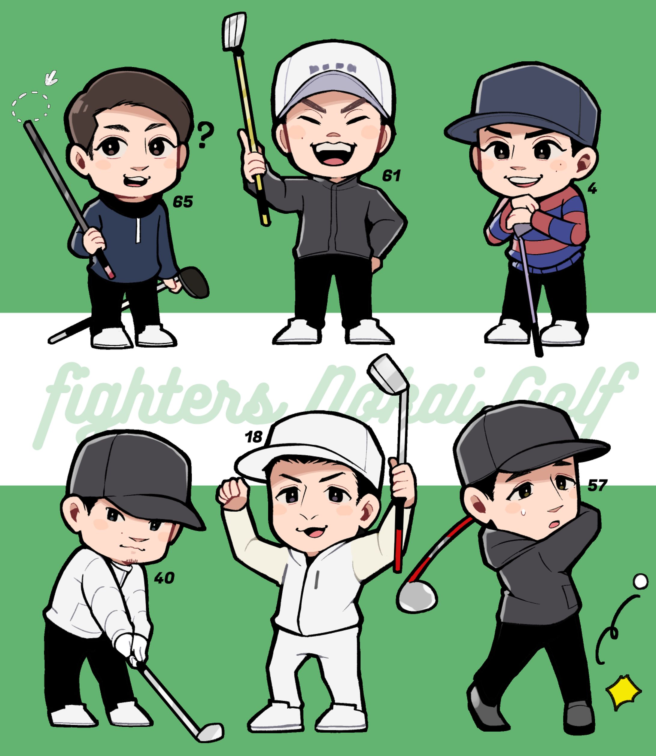 納会ゴルフ ファンアート-1