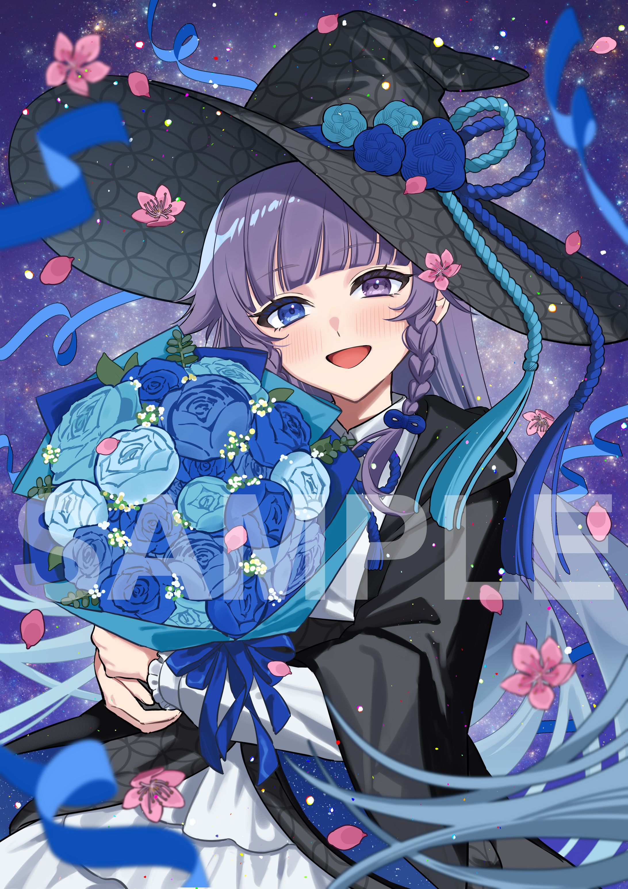 【WORK】歌世月透華様 誕生日イラスト-1