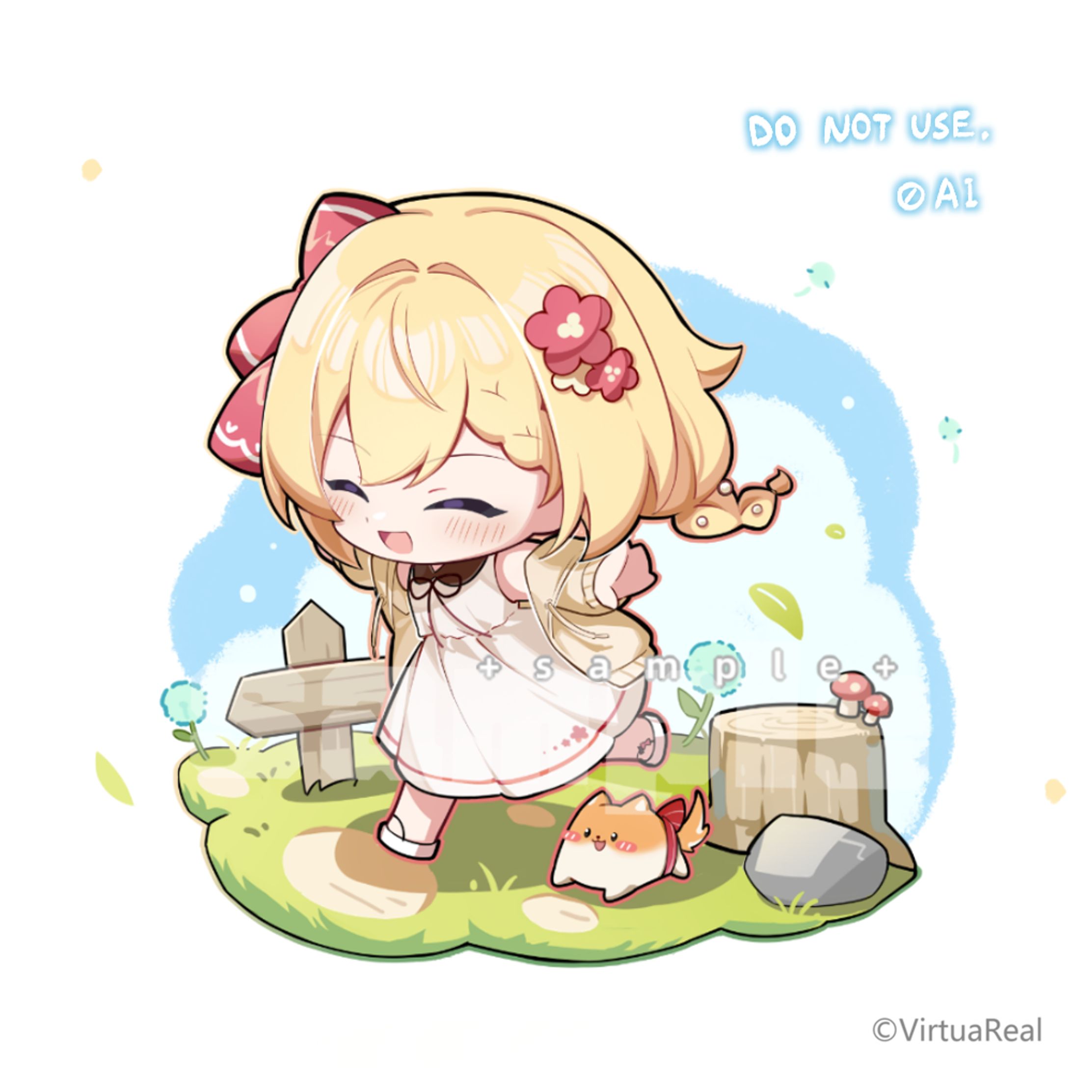 雪绘Yukie様「雪王の人間冒険」SDイラスト-1