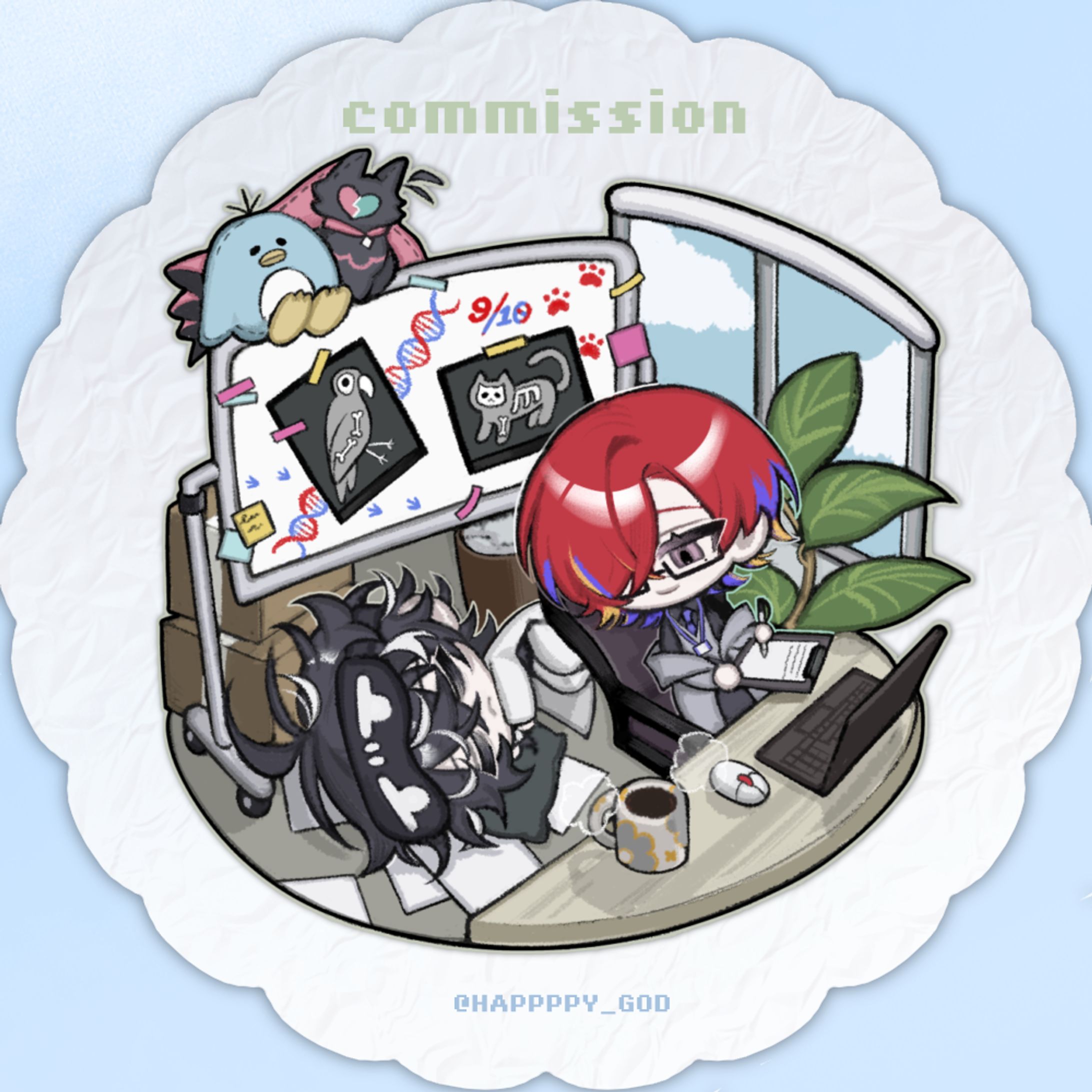 commissionミニキャラ②-1